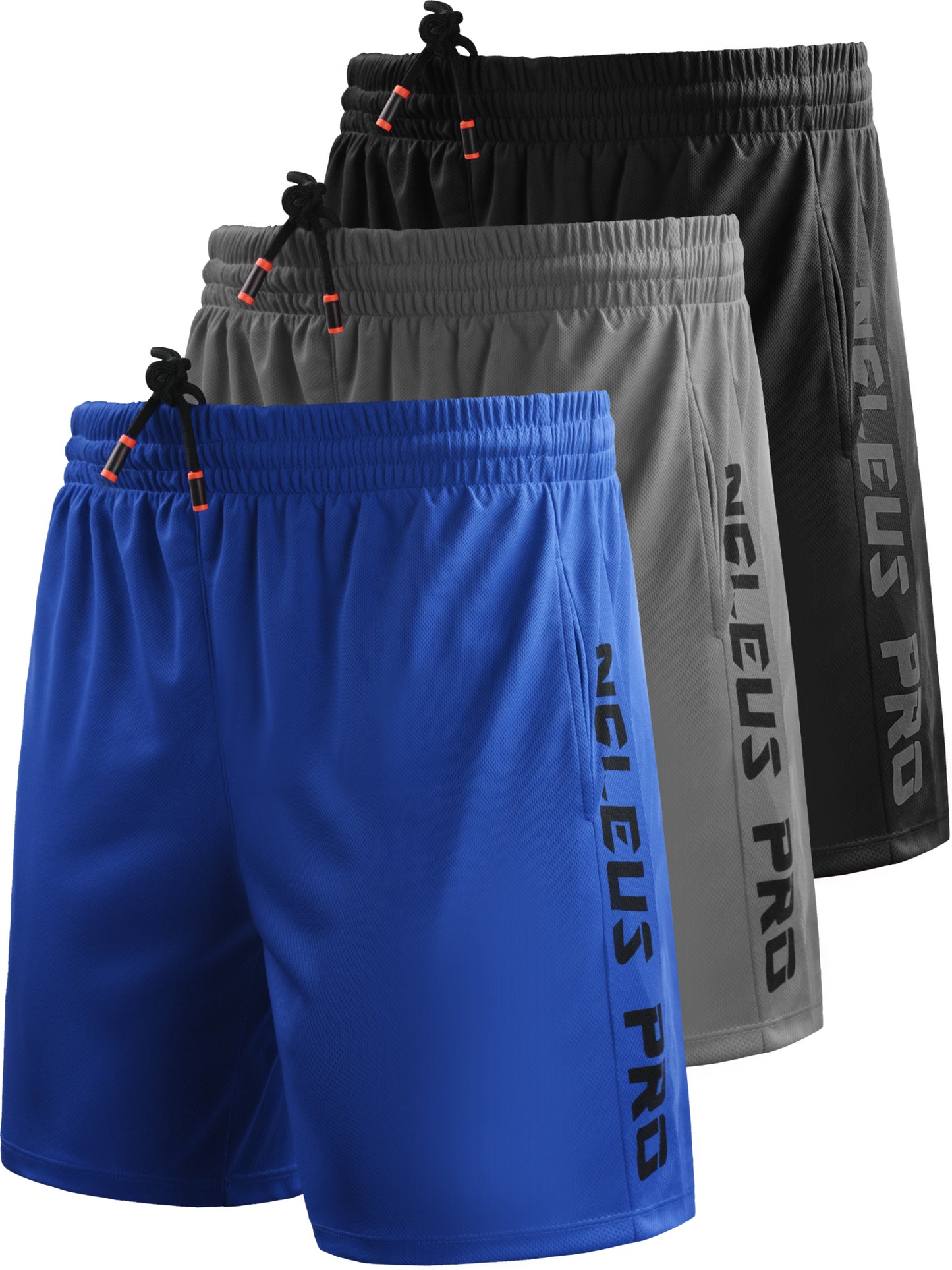 NELEUS Mens 7" Workout Running Shorts Athletic Shorts Lightweight with Pockets