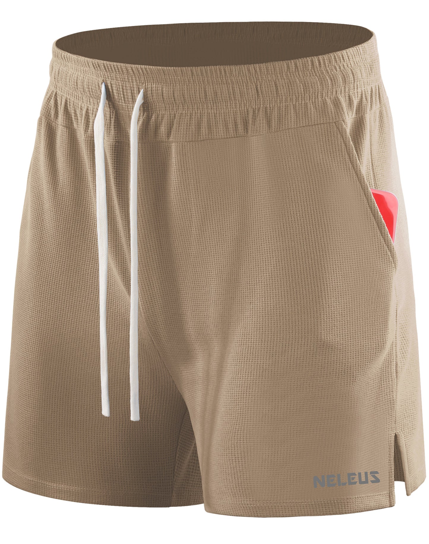 NELEUS Mens 4" Wrokout Running Shorts with Towel Loop and Pockets Exercise Shorts for Training