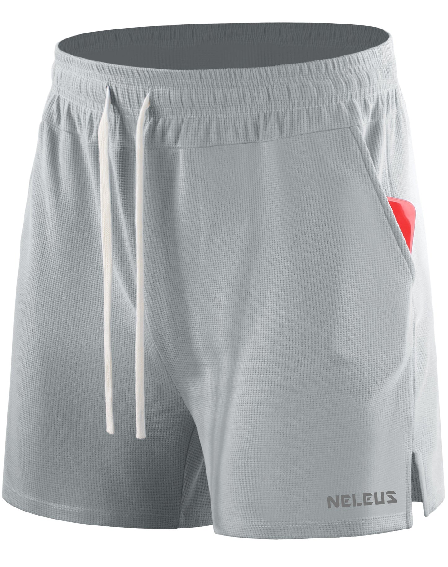 NELEUS Mens 4" Wrokout Running Shorts with Towel Loop and Pockets Exercise Shorts for Training