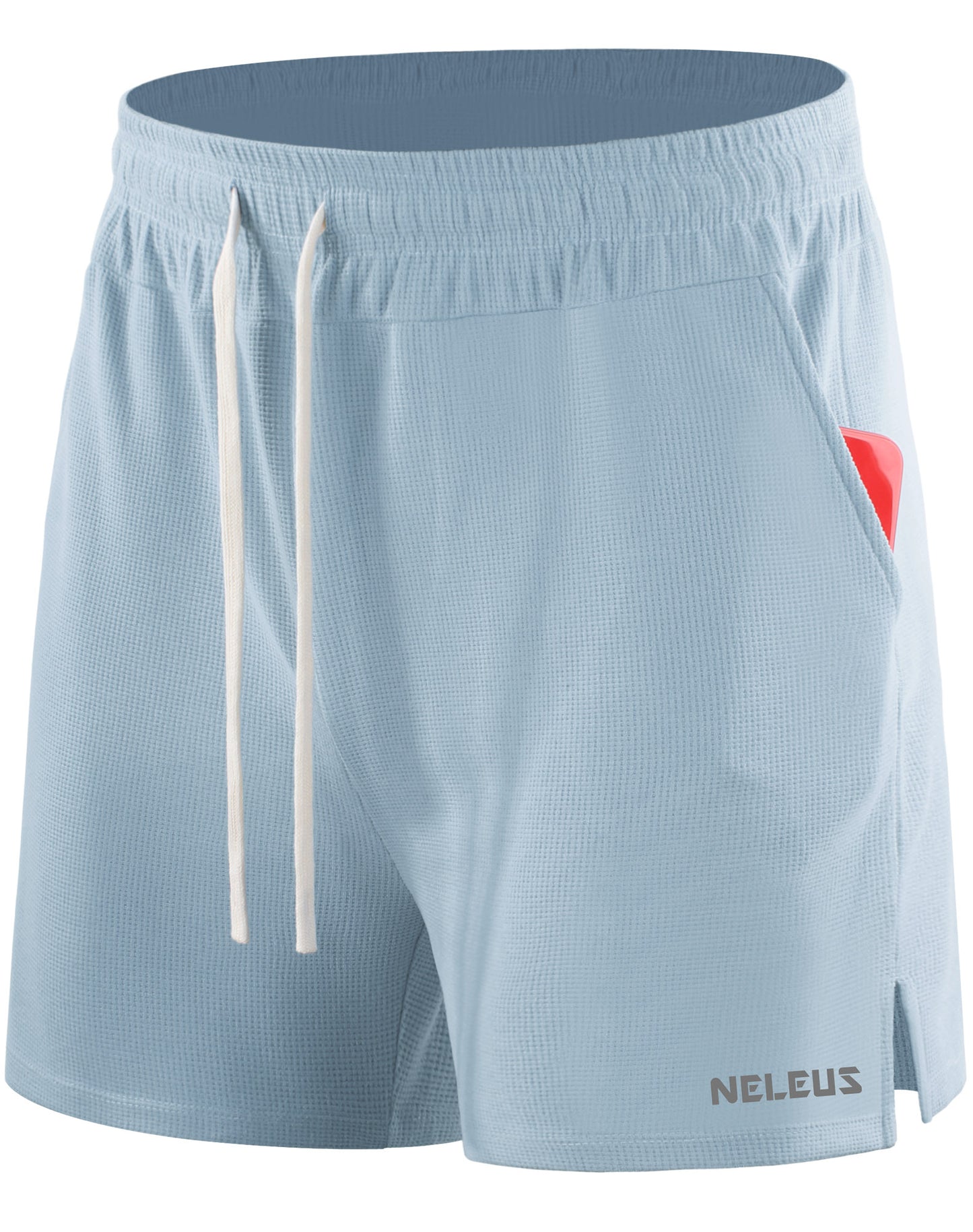 NELEUS Mens 4" Wrokout Running Shorts with Towel Loop and Pockets Exercise Shorts for Training