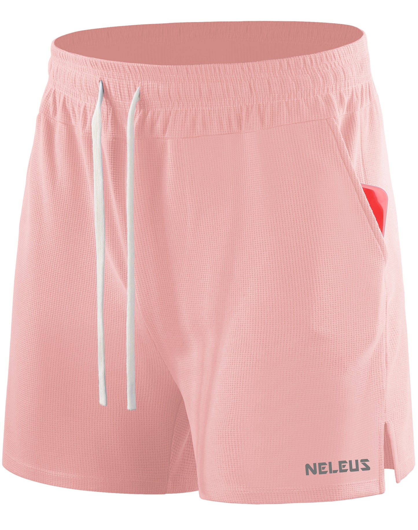 NELEUS Mens 4" Wrokout Running Shorts with Towel Loop and Pockets Exercise Shorts for Training