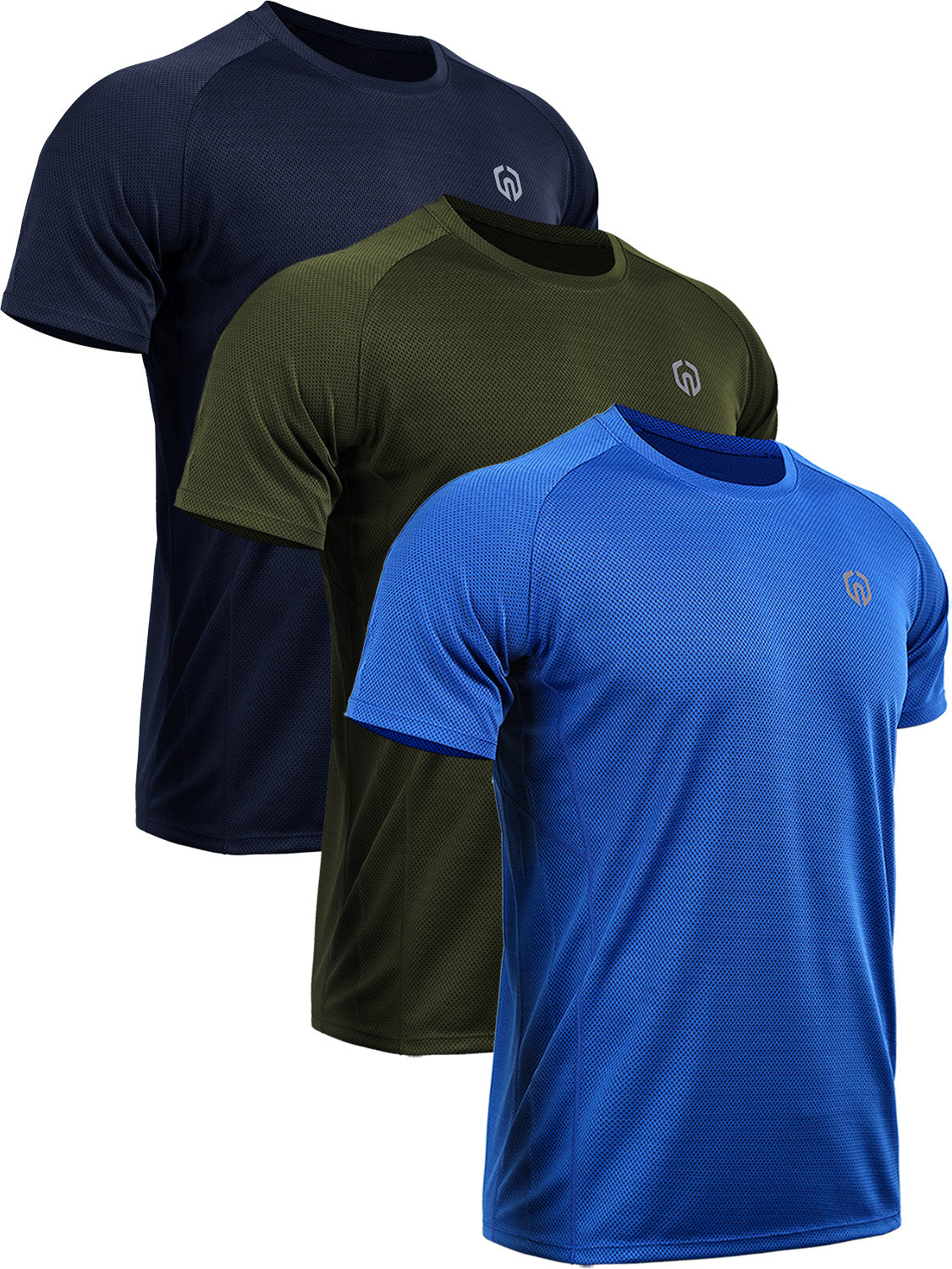 NELEUS Mens Dry Fit Mesh Athletic Shirts 3 Pack