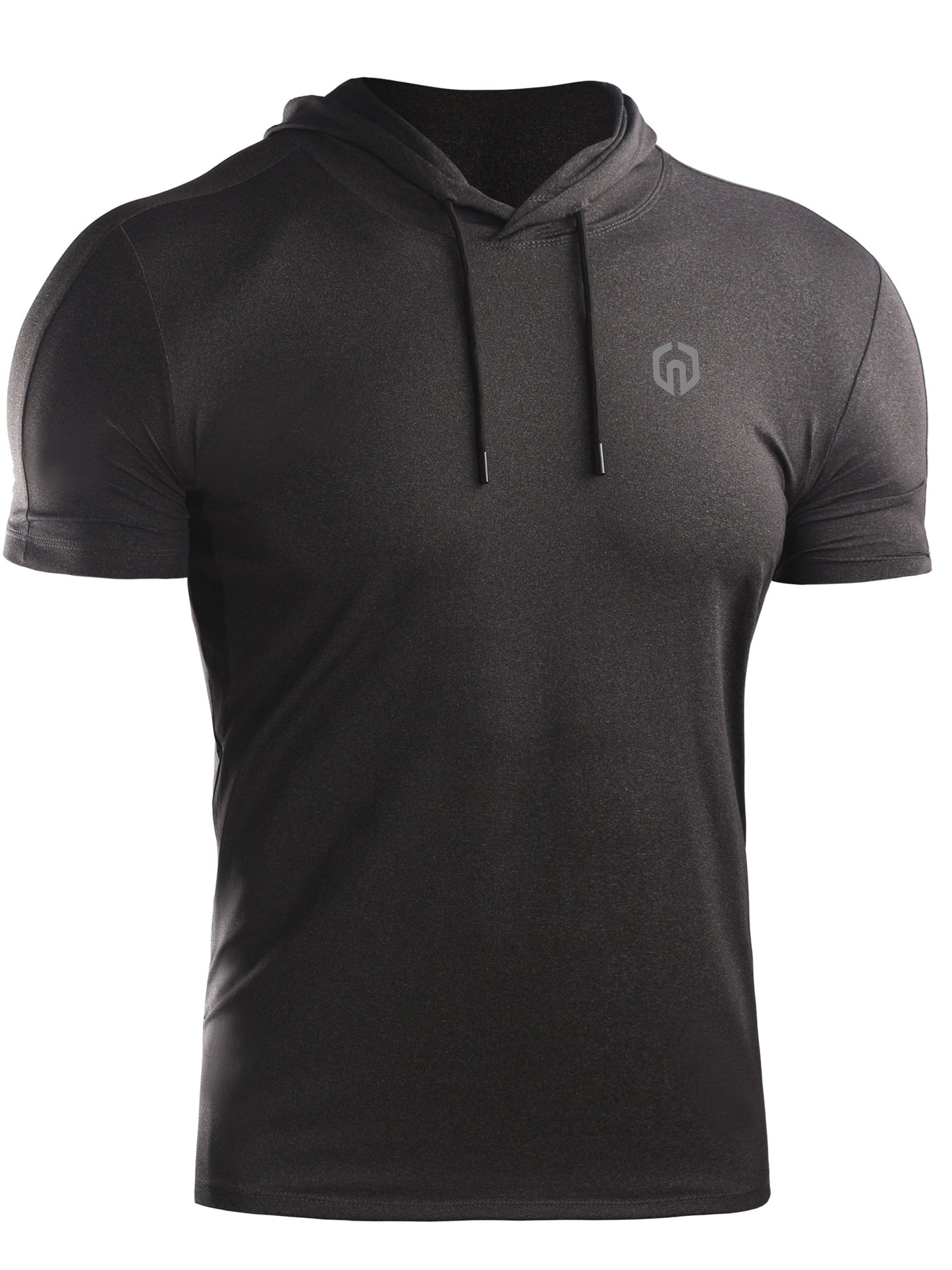 NELEUS Mens Dry Fit Running Shirt Workout Athletic Shirt with Hoods Short Sleeves