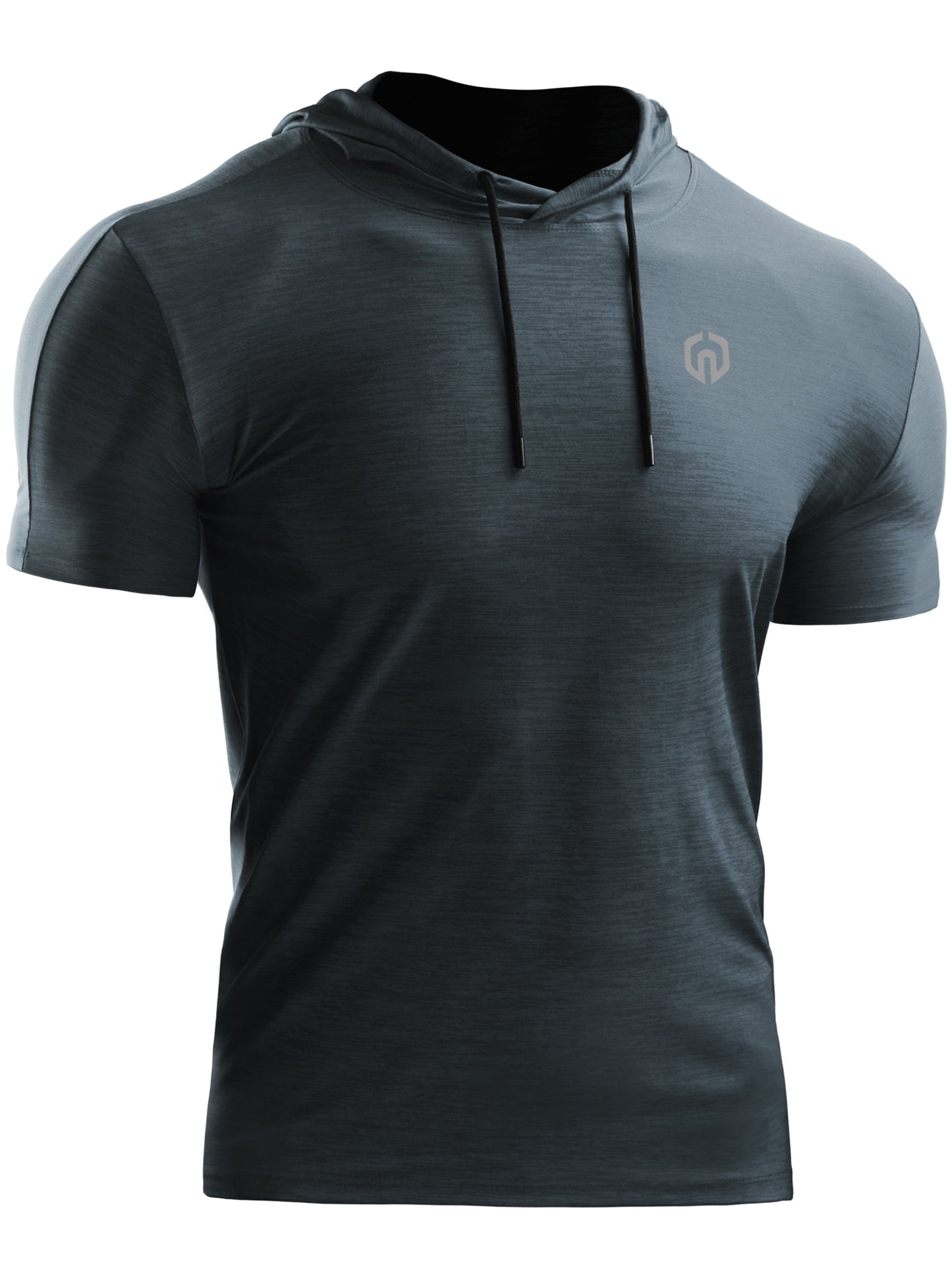 NELEUS Mens Dry Fit Running Shirt Workout Athletic Shirt with Hoods Short Sleeves