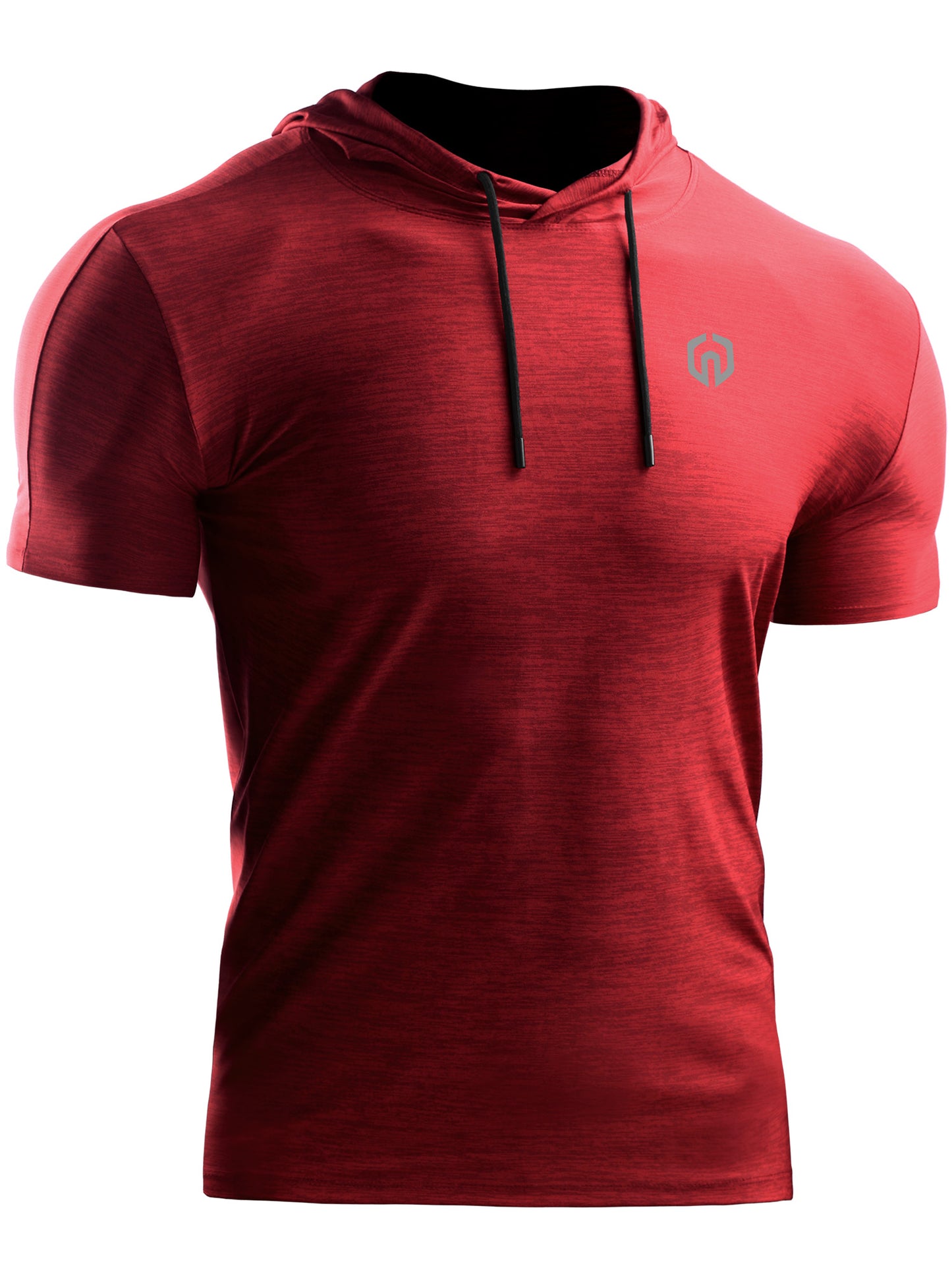 NELEUS Mens Dry Fit Running Shirt Workout Athletic Shirt with Hoods Short Sleeves