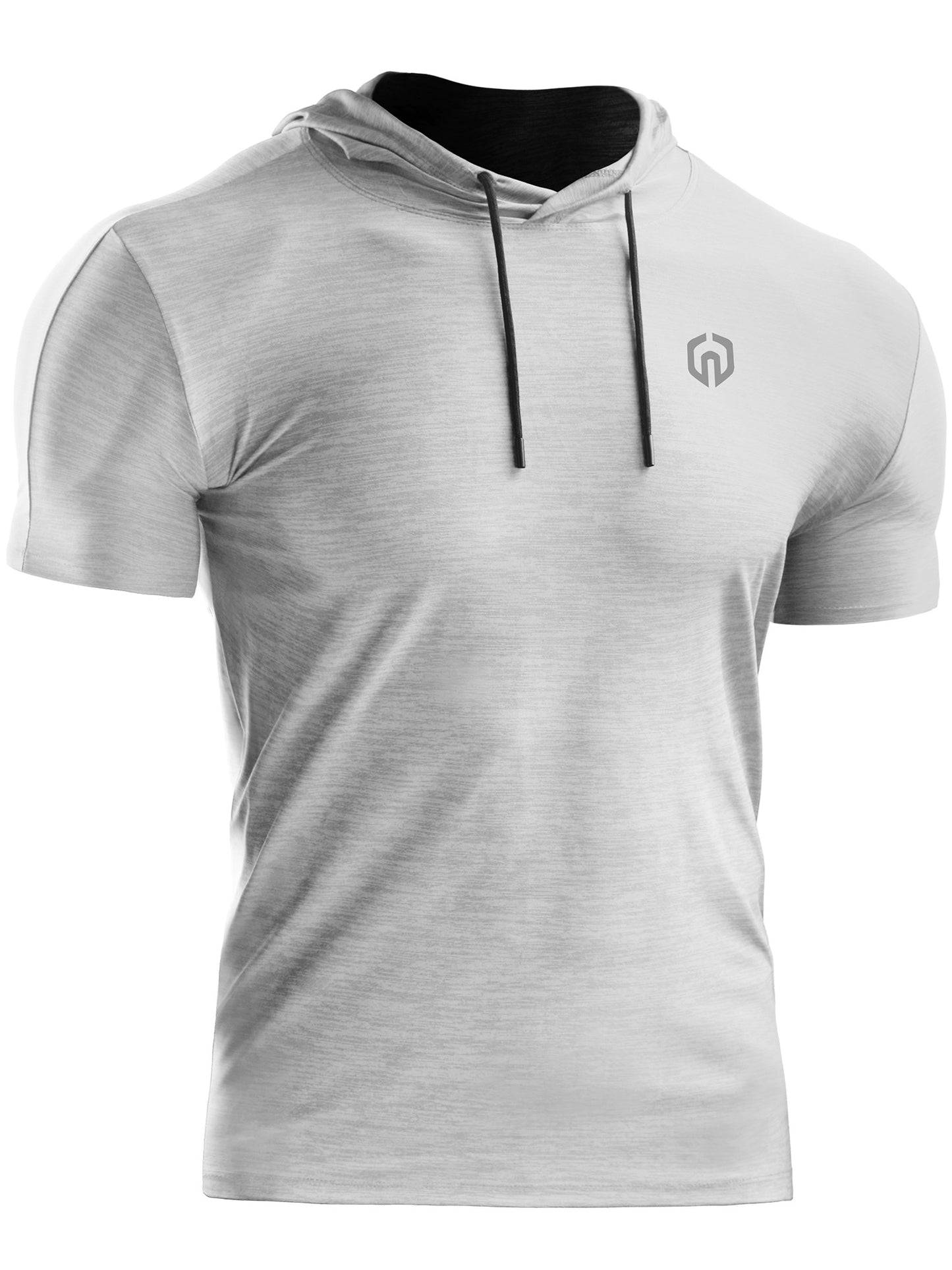 NELEUS Mens Dry Fit Running Shirt Workout Athletic Shirt with Hoods Short Sleeves