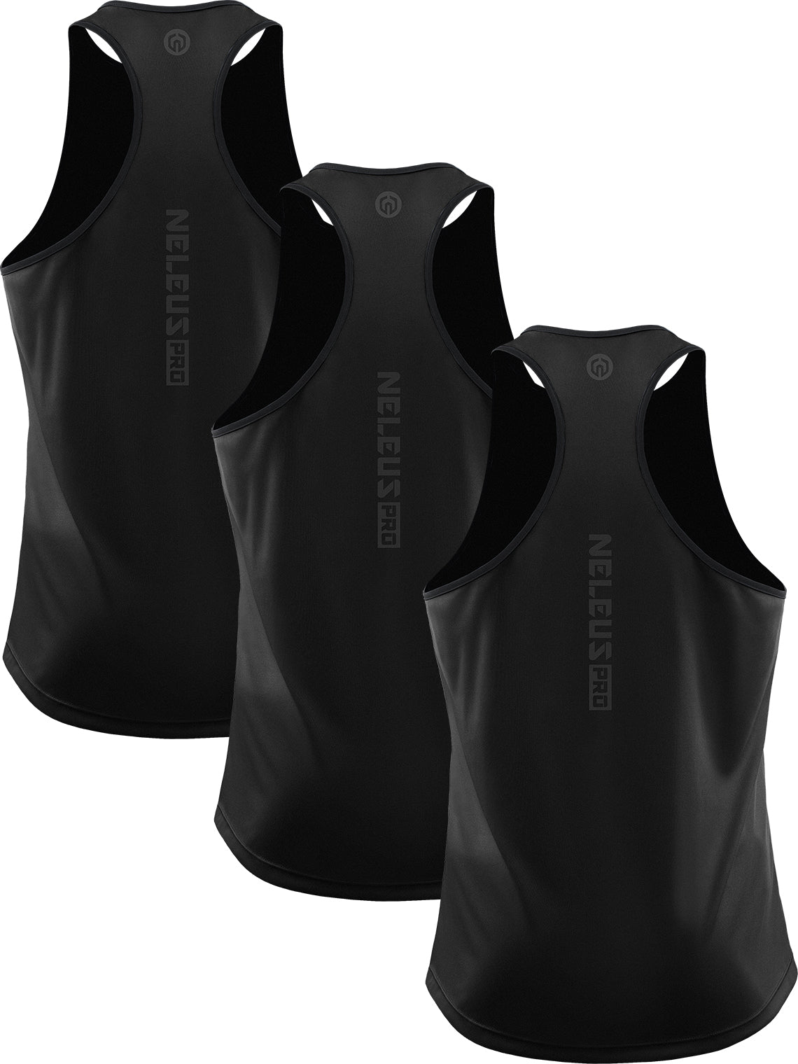 NELEUS Mens Running Tank Top Dry Fit Y-Back Athletic Workout Tank Tops 3 Pack