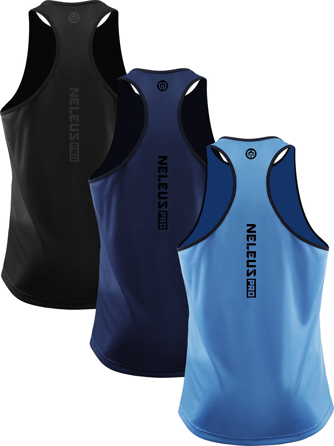 NELEUS Mens Running Tank Top Dry Fit Y-Back Athletic Workout Tank Tops 3 Pack