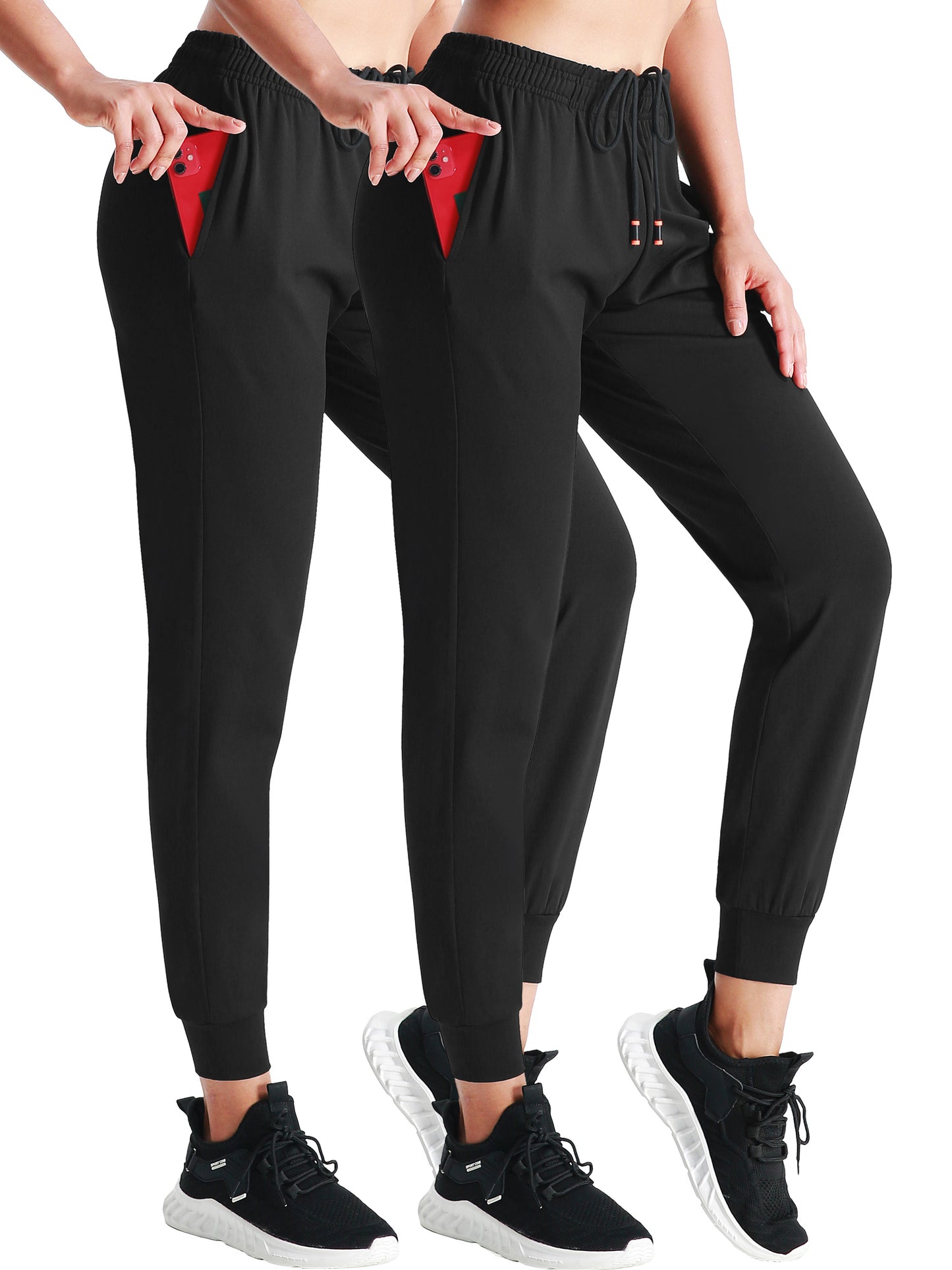 NELEUS Women's High Waist Sweatpants Running Workout Pants with Pockets Relaxed Fit