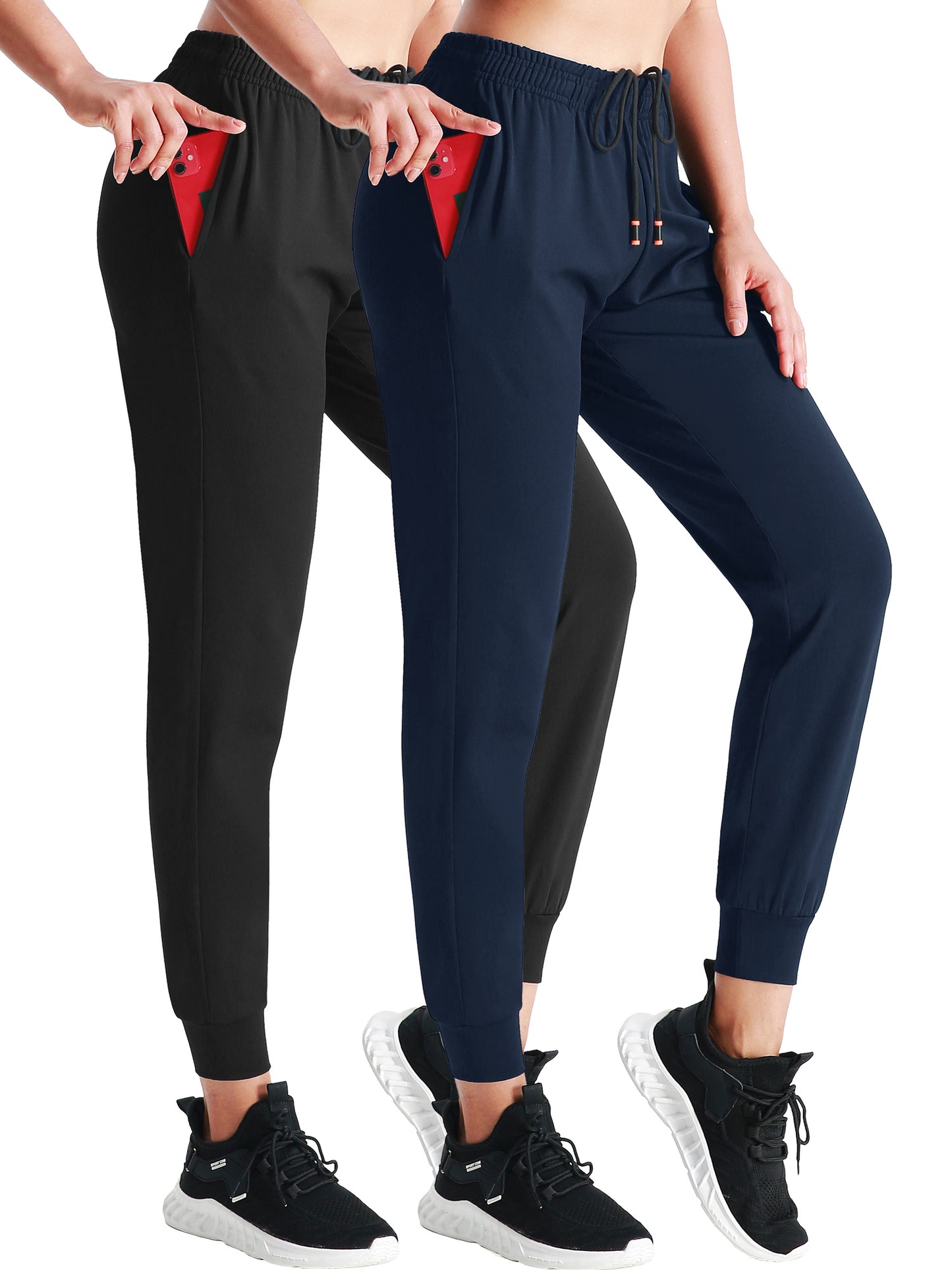 NELEUS Women's High Waist Sweatpants Running Workout Pants with Pockets Relaxed Fit