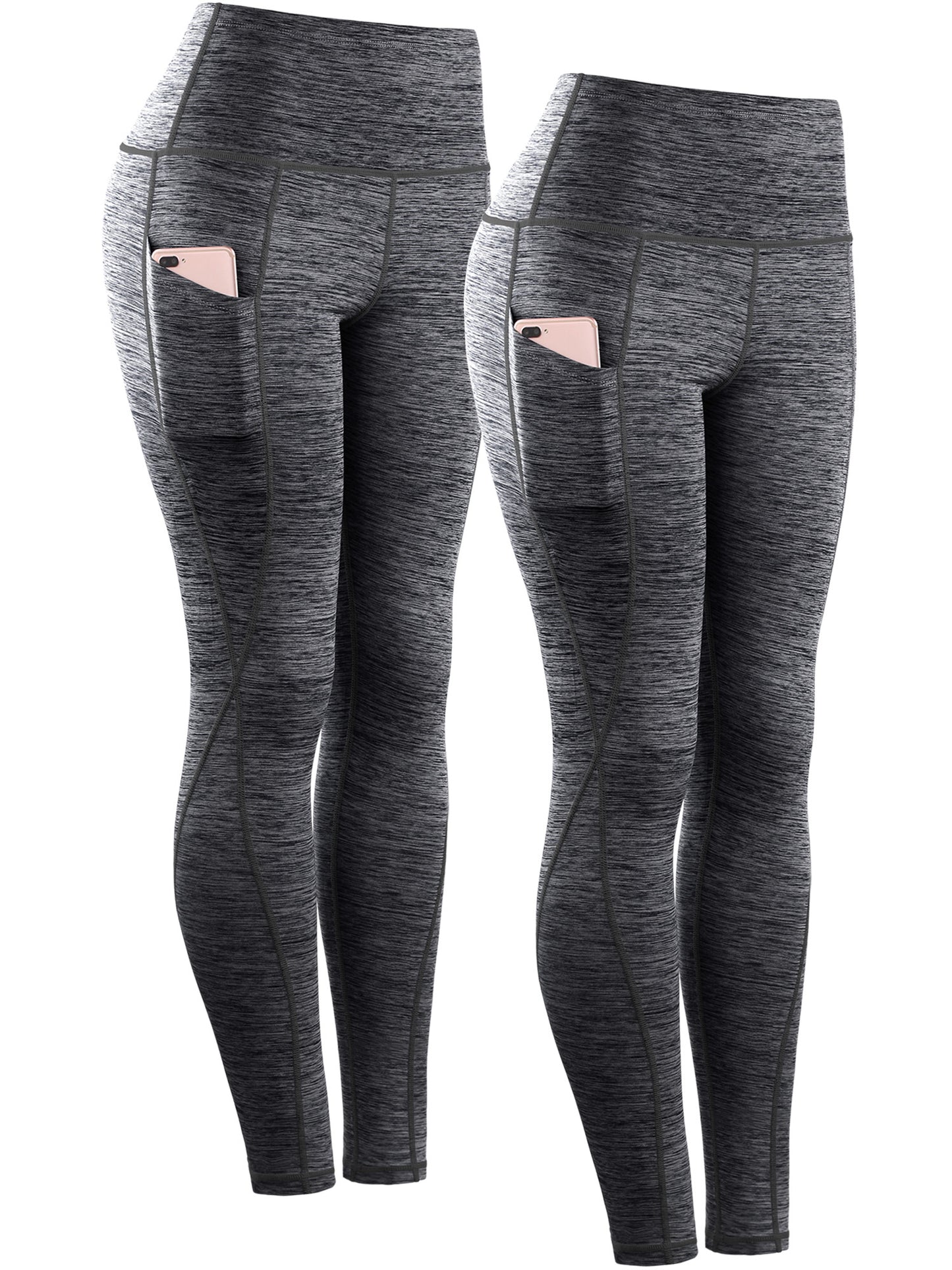 NELEUS Womens Yoga Running Leggings with Pocket Tummy Control High Waist