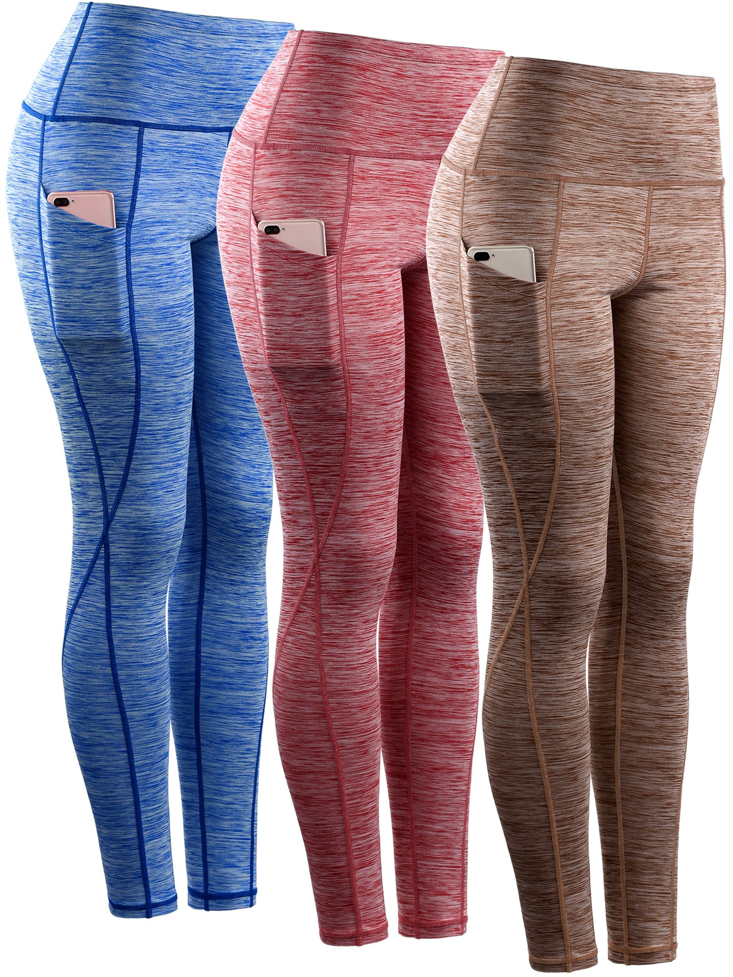 NELEUS Womens Yoga Running Leggings with Pocket Tummy Control High Waist