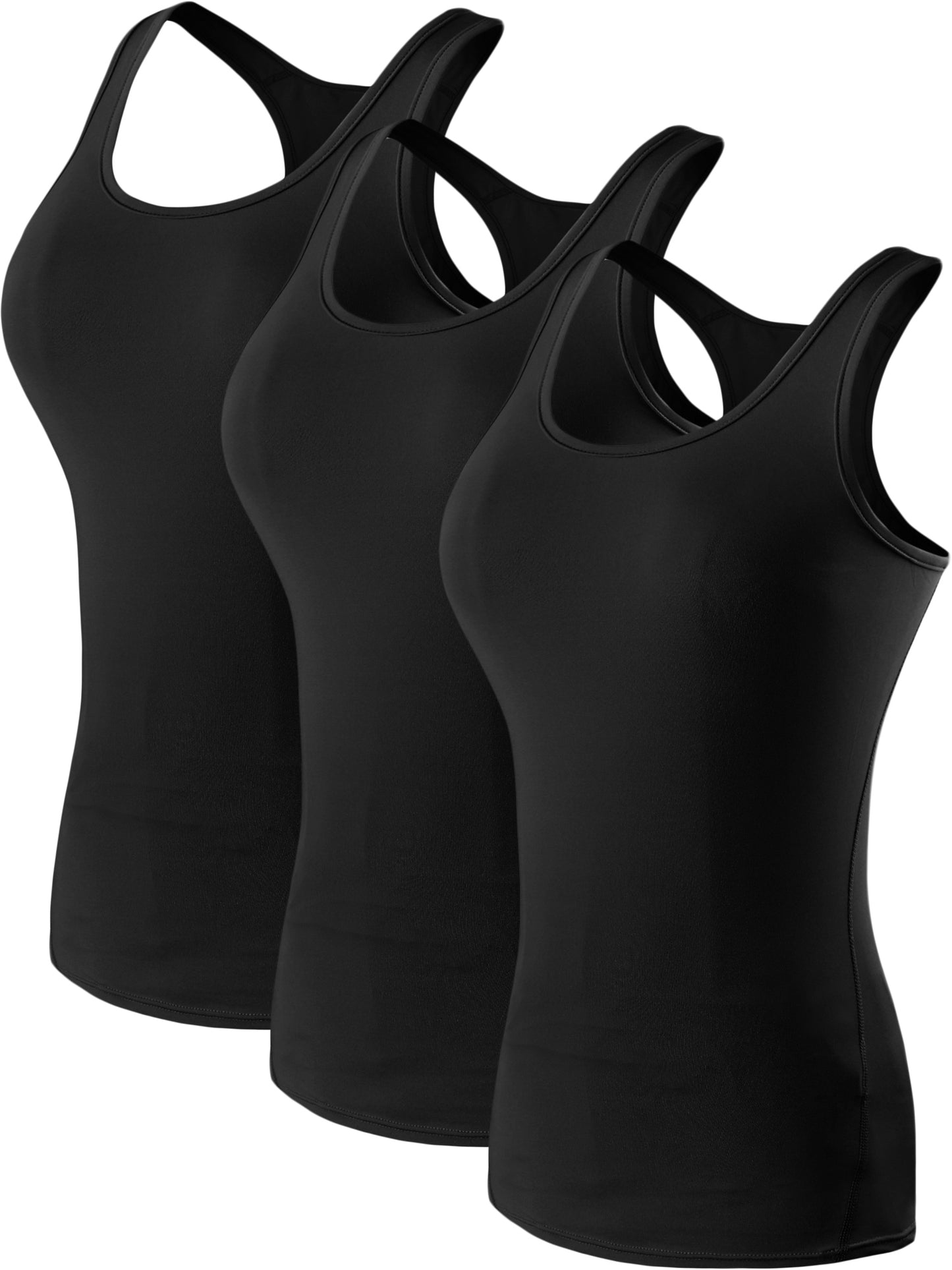 NELEUS Womens Compression Base Layer Dry Fit Tank Top 3 Pack