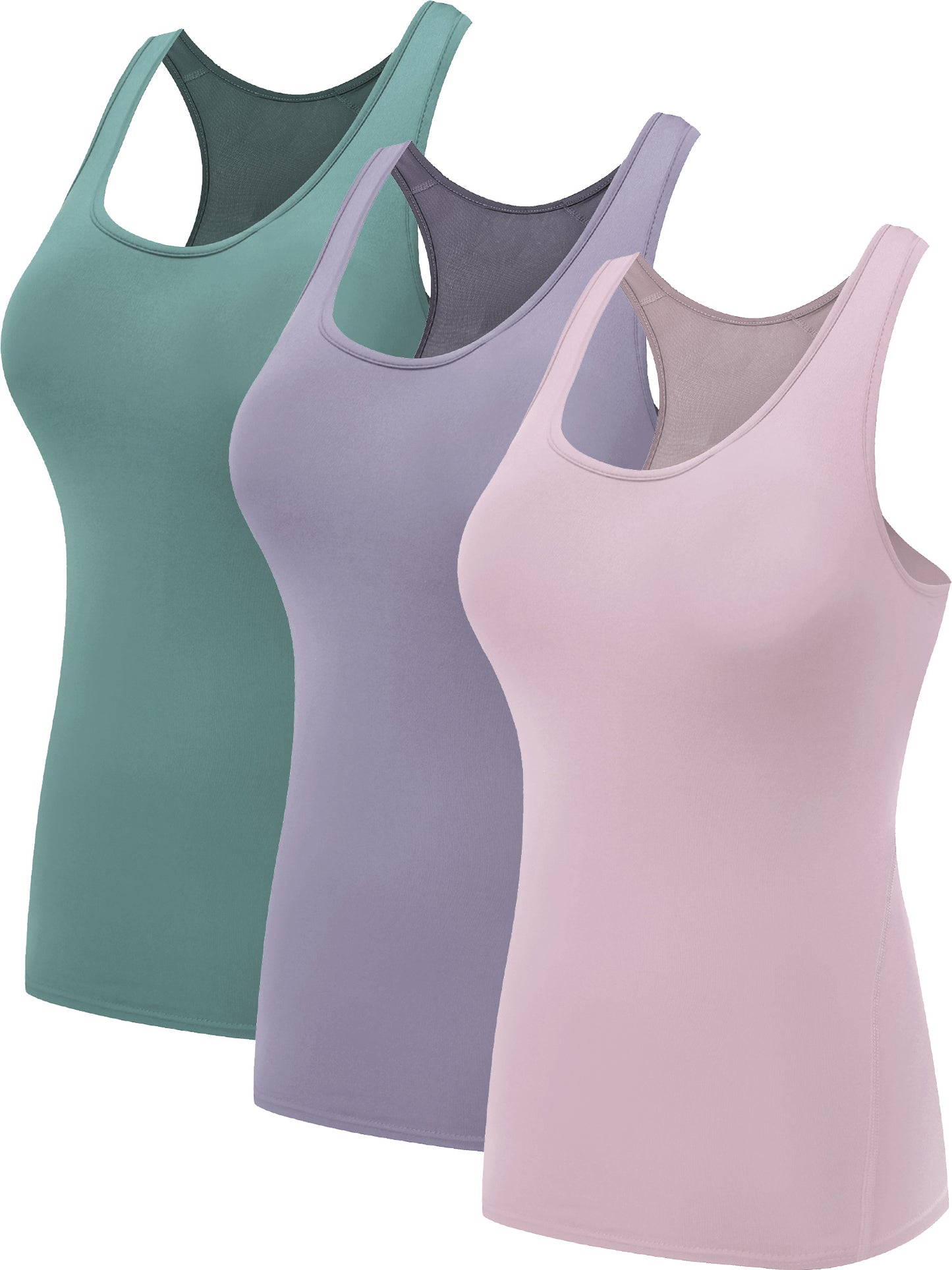 NELEUS Womens Compression Base Layer Dry Fit Tank Top 3 Pack