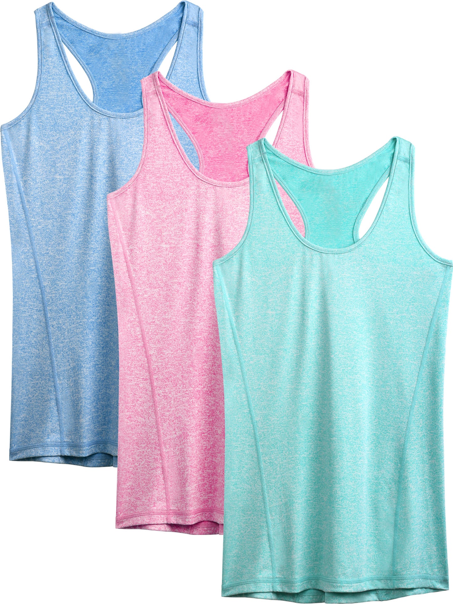 NELEUS Womens Workout Yoga Tank Top Racerback Running Athletic Shirts 3 Pack