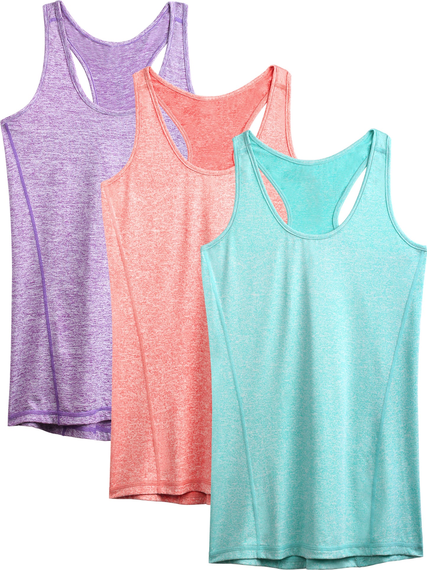 NELEUS Womens Workout Yoga Tank Top Racerback Running Athletic Shirts 3 Pack