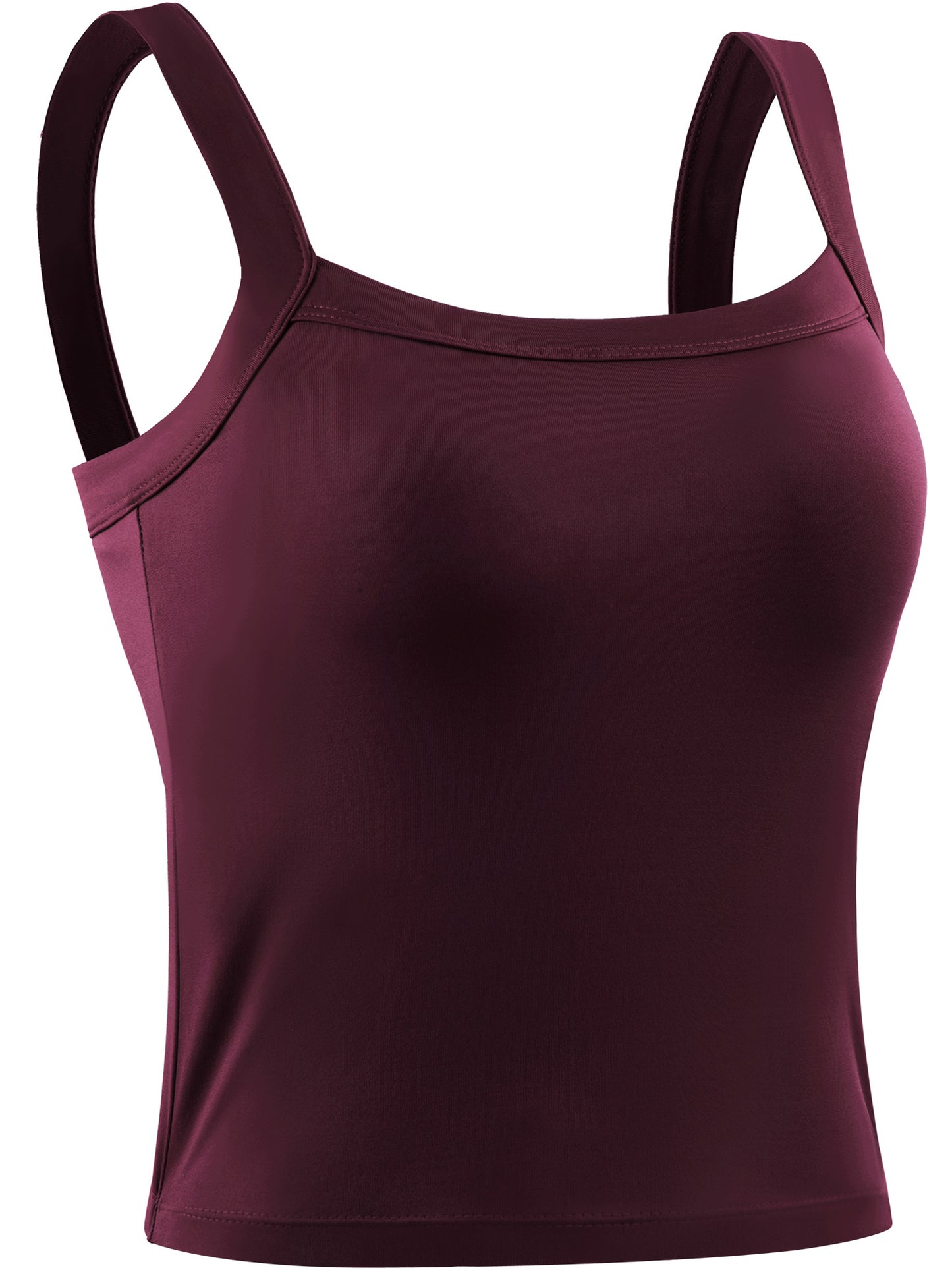 NELEUS Womens Athletic Cropped Tank Top with Built in Bra Camisole for Layer Stretch Wider Strap