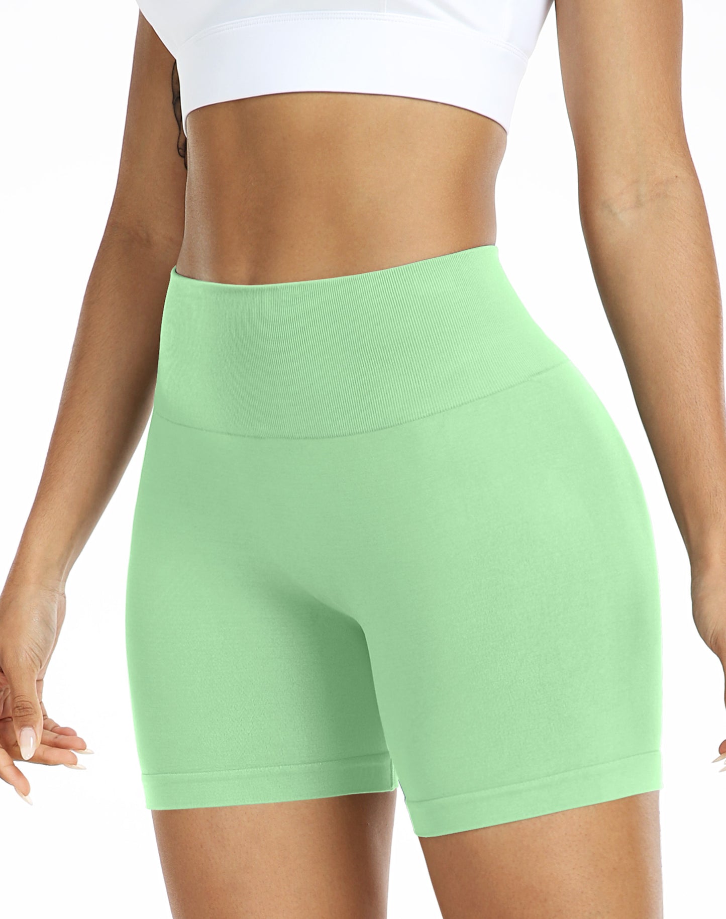 NELEUS Womens Workout Shorts High Waist Athletic Seamless Butty Lift Yoga Shorts 1 Pack