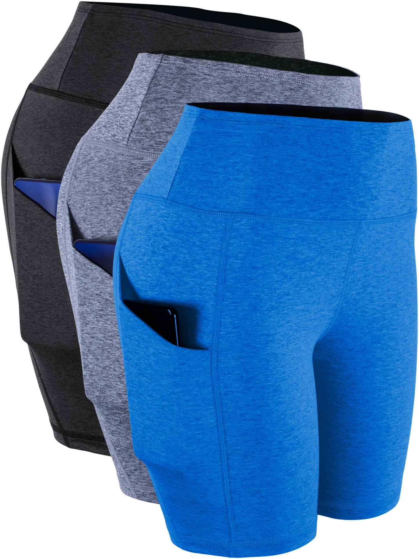 NELEUS Womens High Waisted Compression Bike Shorts Workout Running Shorts with Pockets