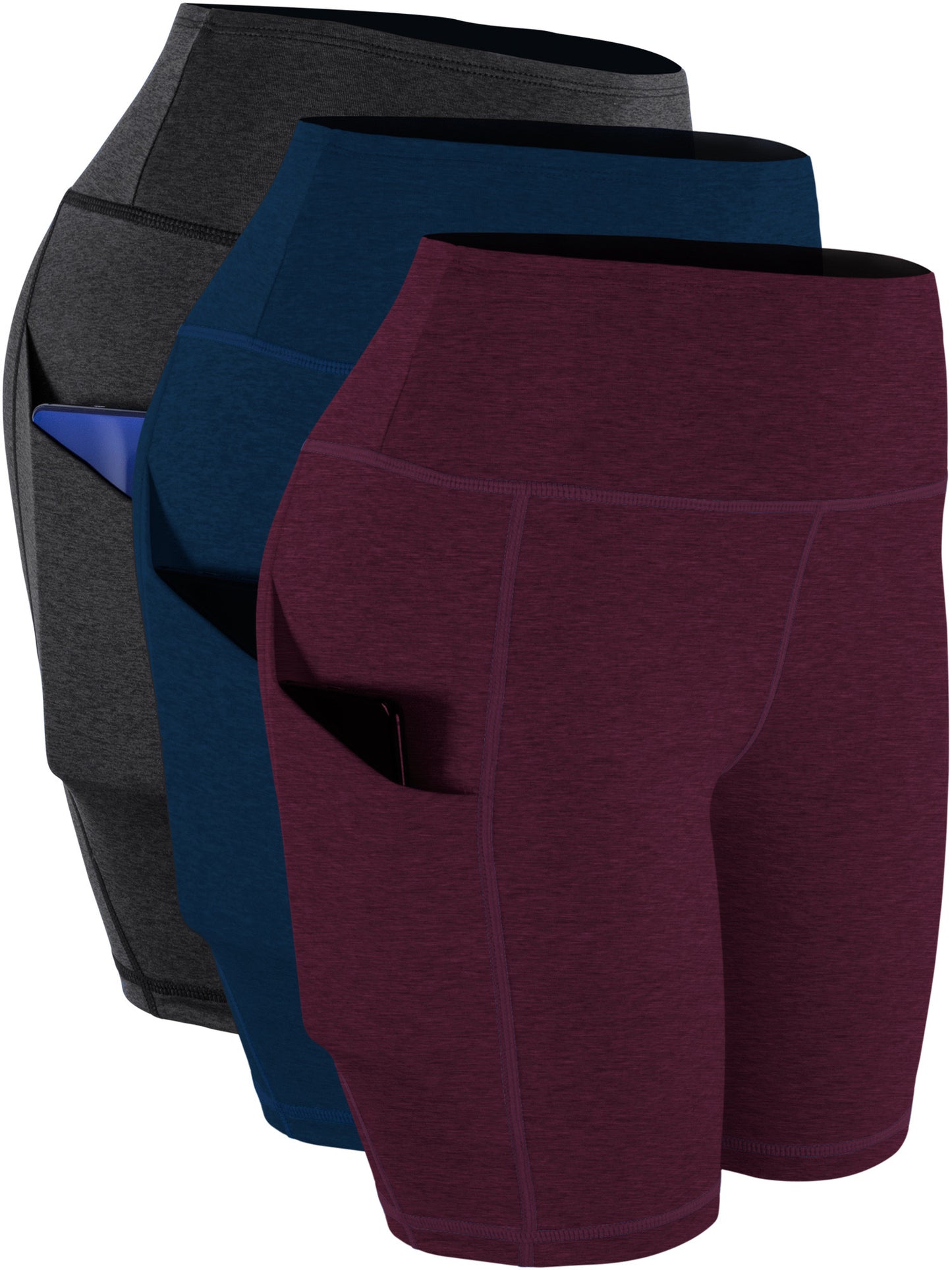 NELEUS Womens High Waisted Compression Bike Shorts Workout Running Shorts with Pockets