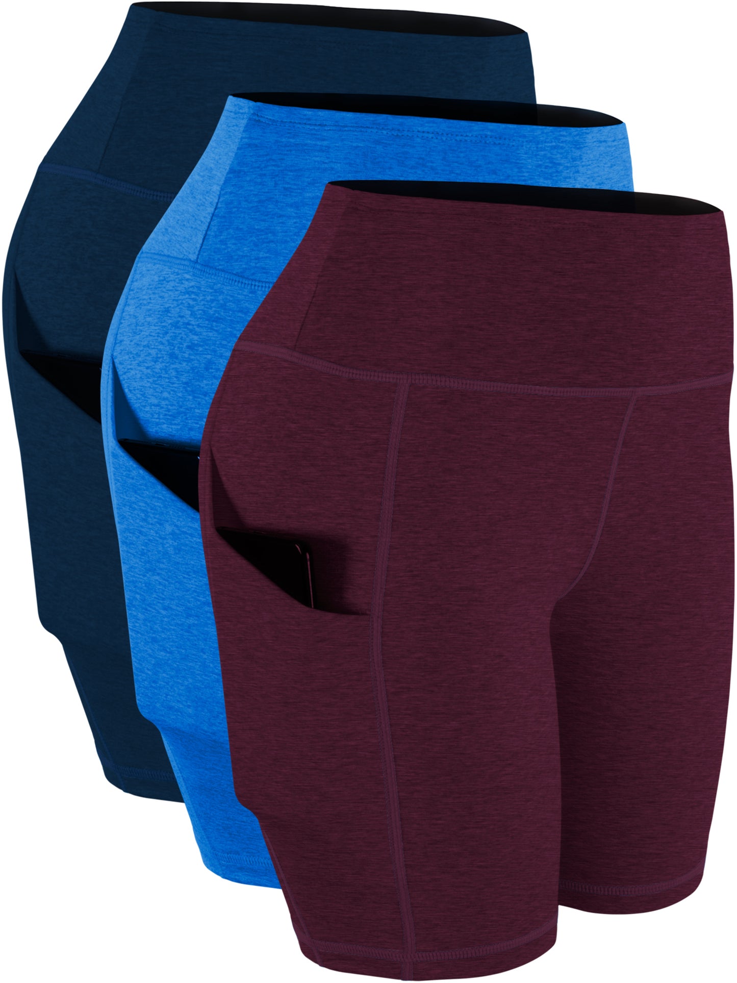 NELEUS Womens High Waisted Compression Bike Shorts Workout Running Shorts with Pockets