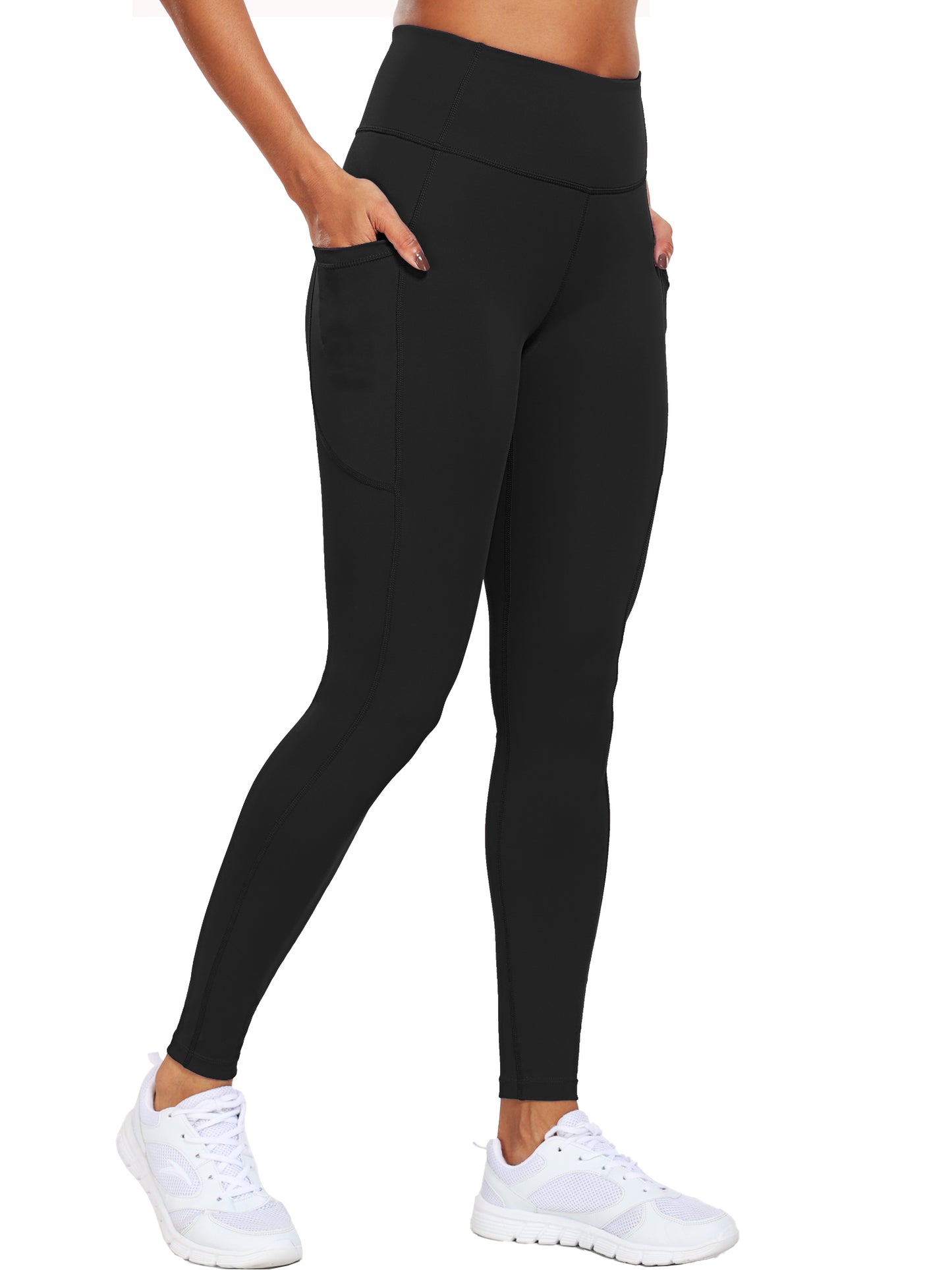NELEUS Womens High Waist Ankle Yoga Leggings Workout with Two Pockets
