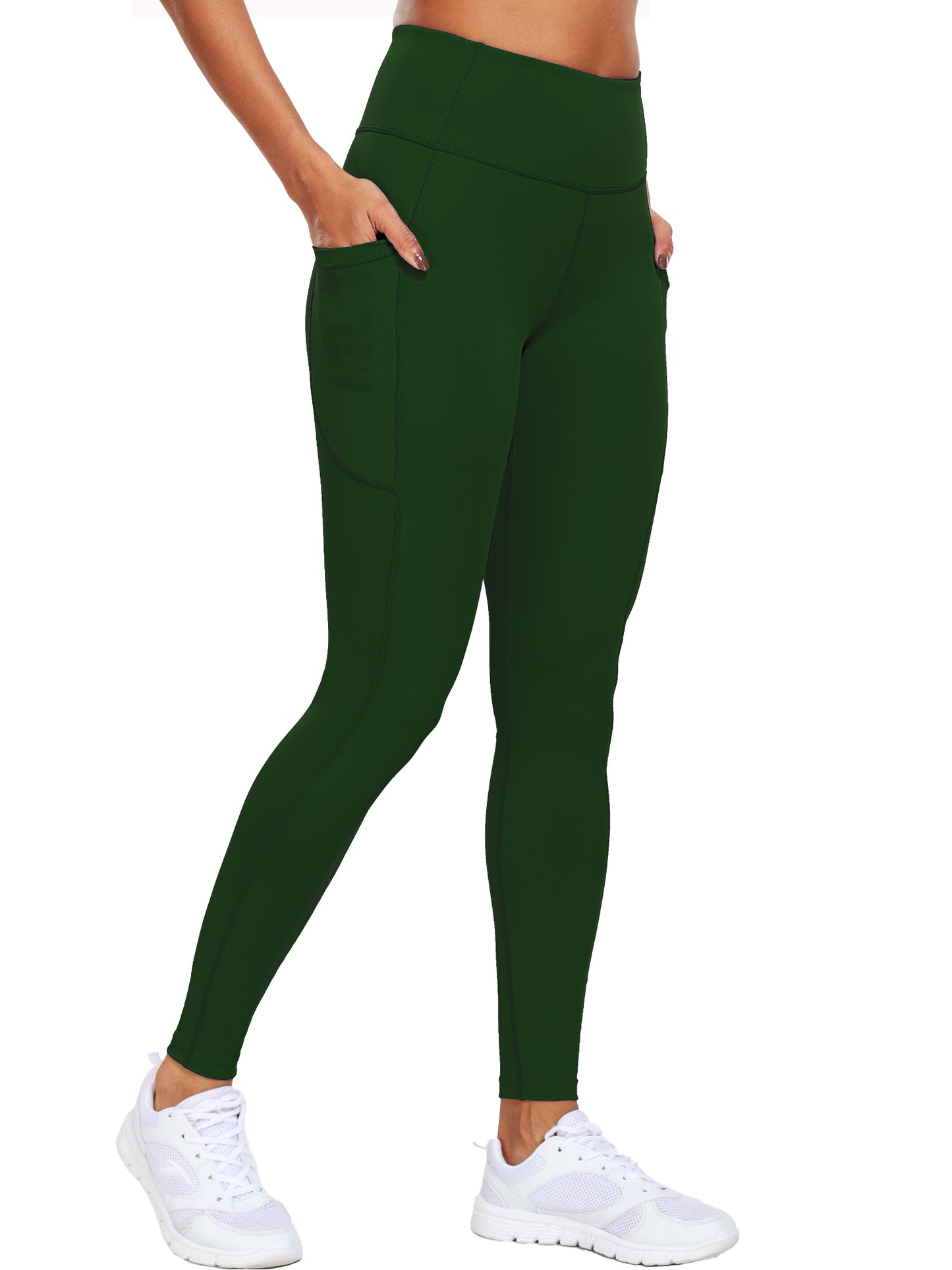 NELEUS Womens High Waist Ankle Yoga Leggings Workout with Two Pockets