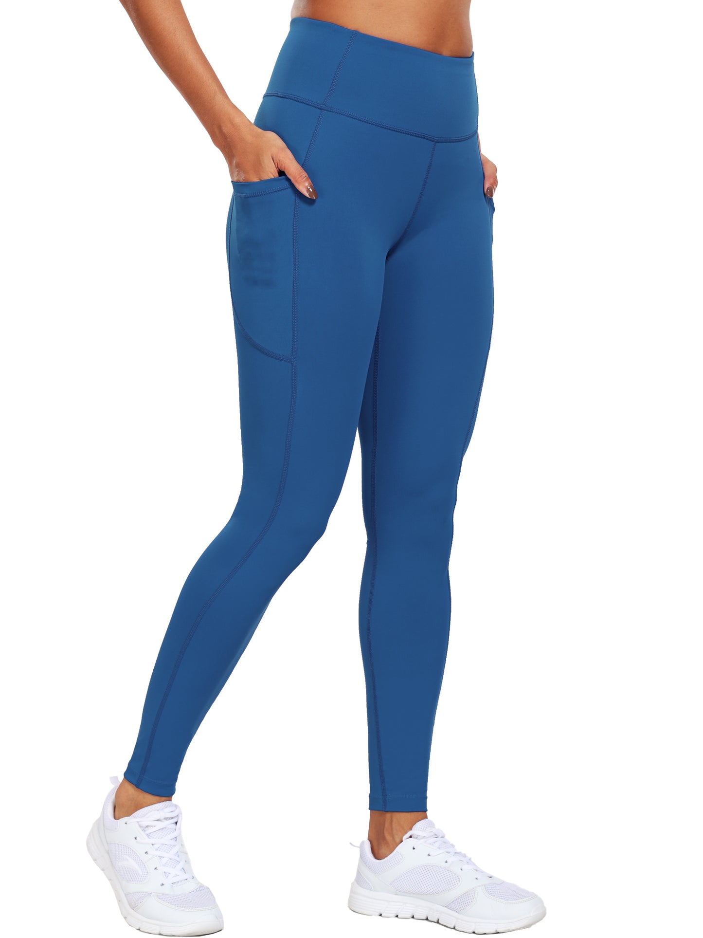 NELEUS Womens High Waist Ankle Yoga Leggings Workout with Two Pockets