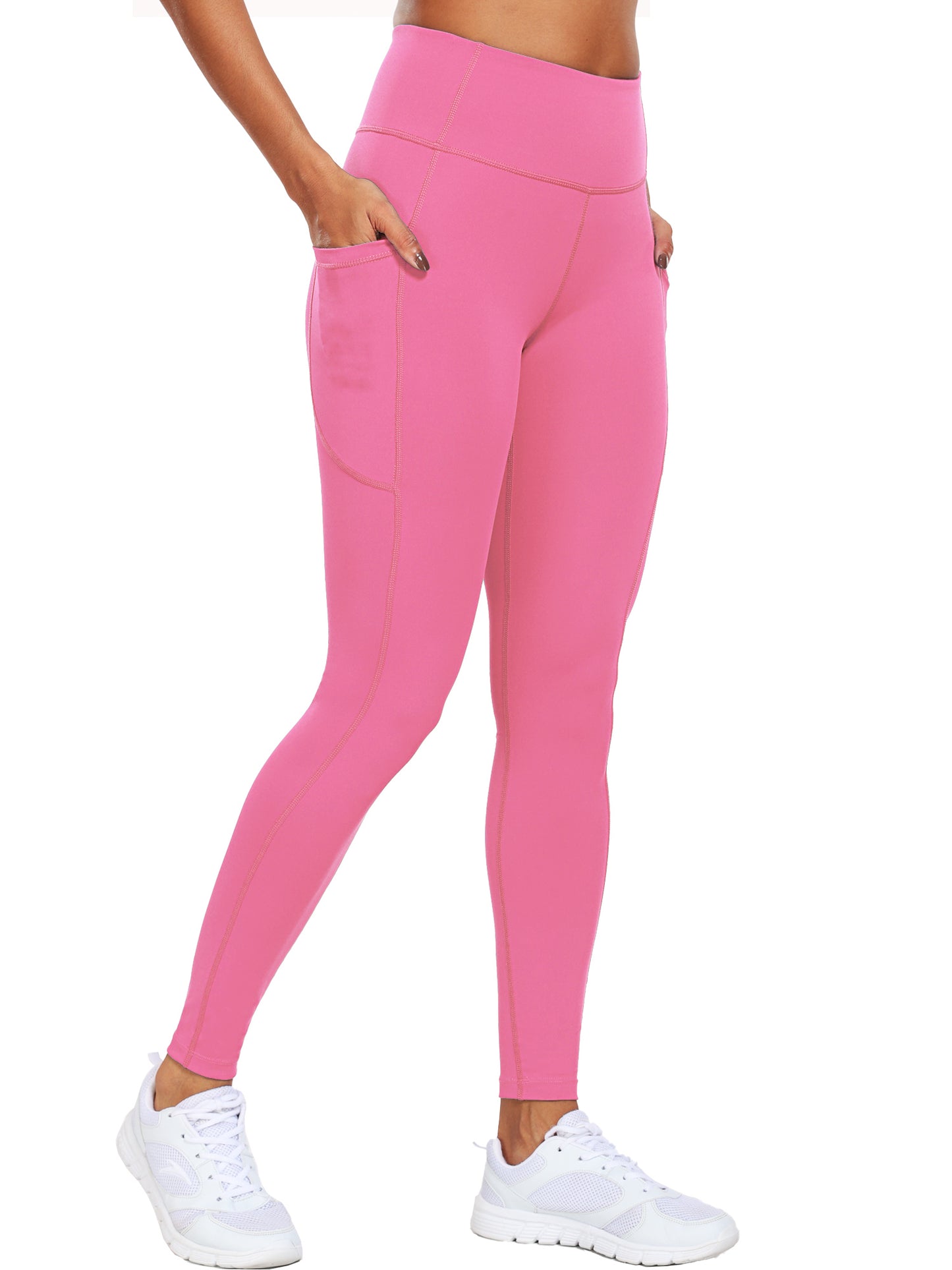 NELEUS Womens High Waist Ankle Yoga Leggings Workout with Two Pockets
