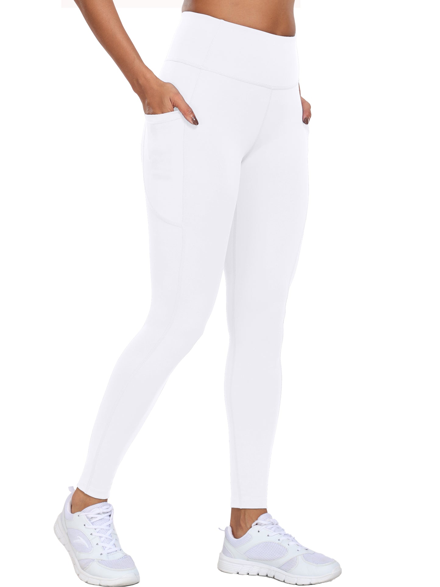 NELEUS Womens High Waist Ankle Yoga Leggings Workout with Two Pockets