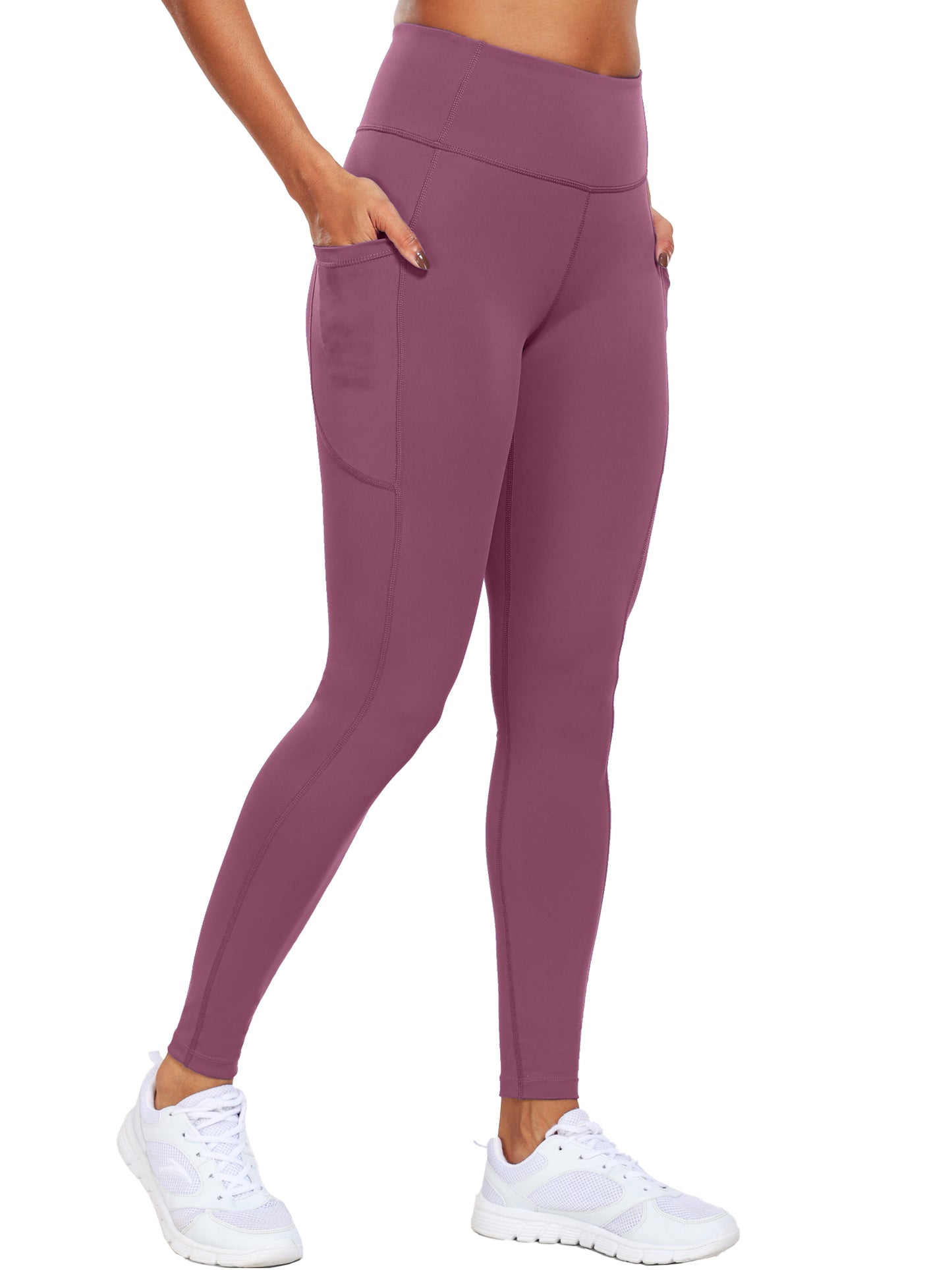 NELEUS Womens High Waist Ankle Yoga Leggings Workout with Two Pockets