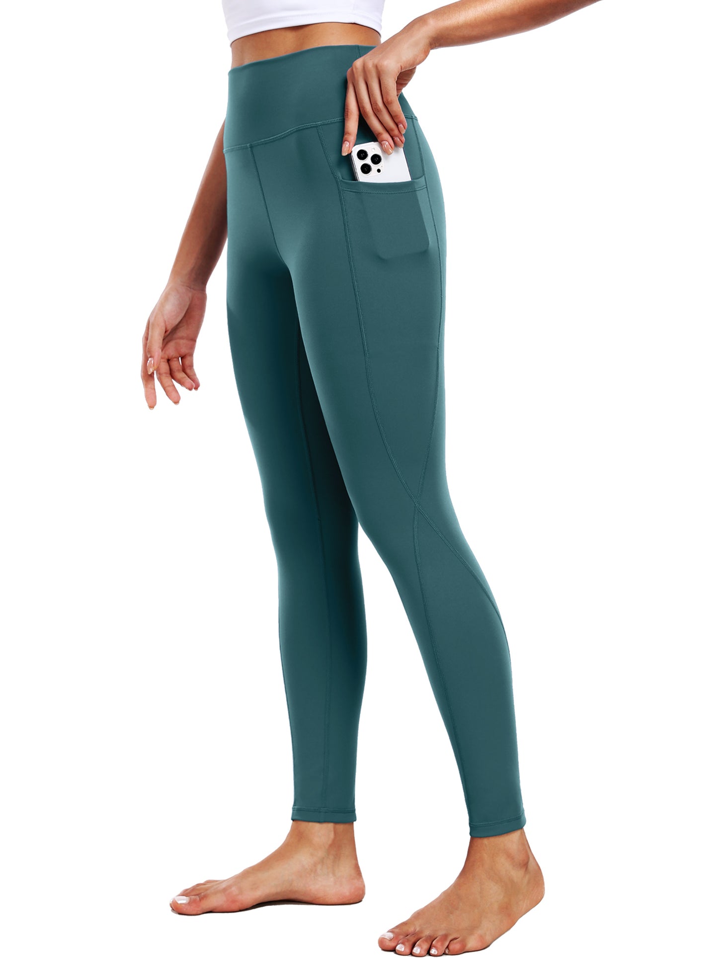 NELEUS ButterSoftFlex Womens High Waist Legging for Yoga Workout Athletic Pants with Side Pockets