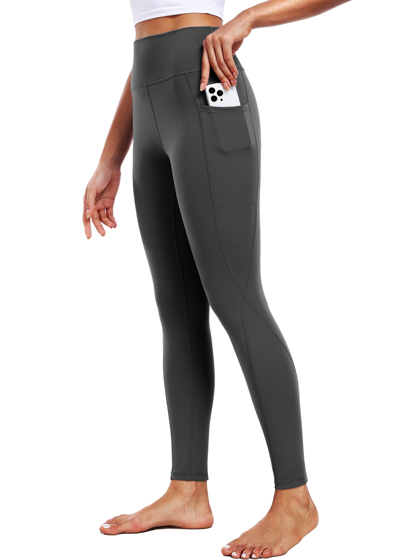 NELEUS ButterSoftFlex Womens High Waist Legging for Yoga Workout Athletic Pants with Side Pockets