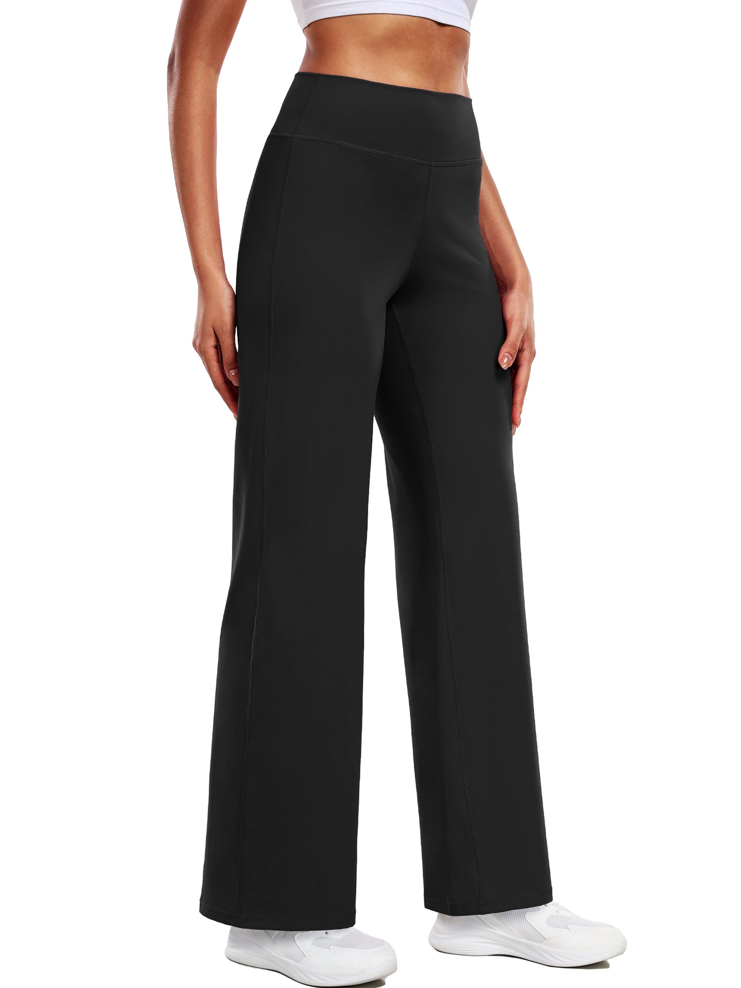 NELEUS ButterSoftFlex Womens Wide Leg Pants Athletic Yoga Legging Casual Sweatpants with Waistband Pocket