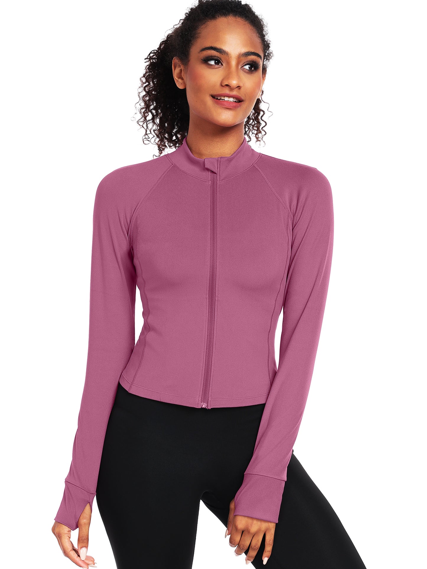 NELEUS Womens Athletic Jackets Zip Up Yoga Workout Jacket Short Coat Slim Fit With 2 Inner Pockets