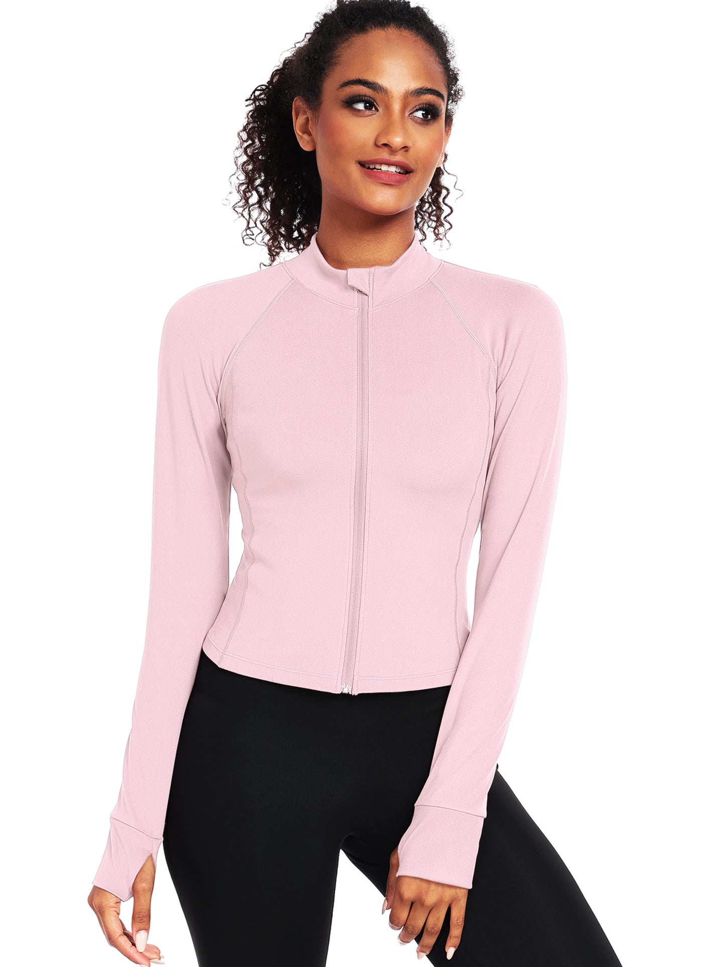 NELEUS Womens Athletic Jackets Zip Up Yoga Workout Jacket Short Coat Slim Fit With 2 Inner Pockets