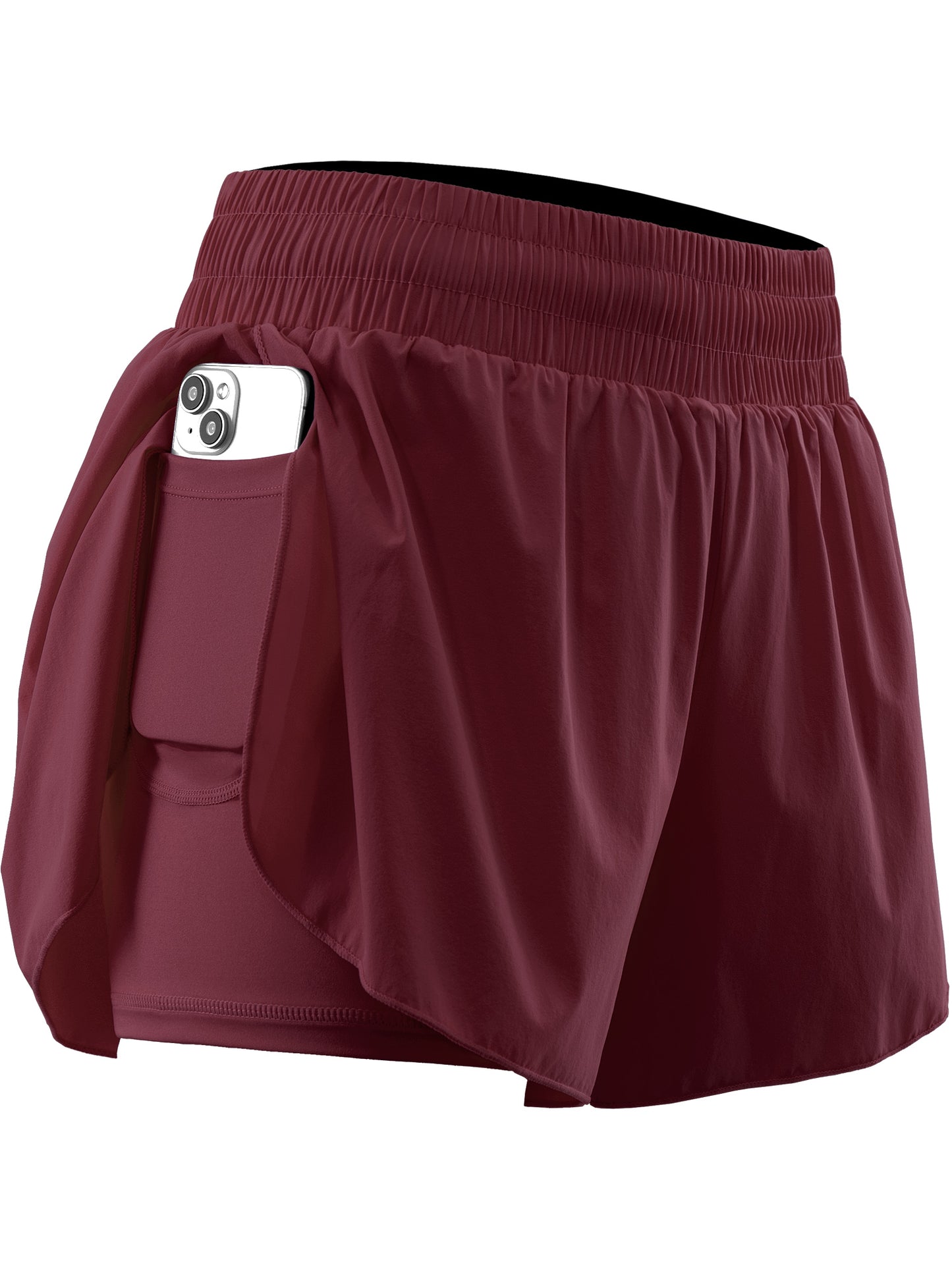 NELEUS Womens 2 in 1 Workout Yoga Shorts for Athletic Gym Running Casual Summer Short with Pocket