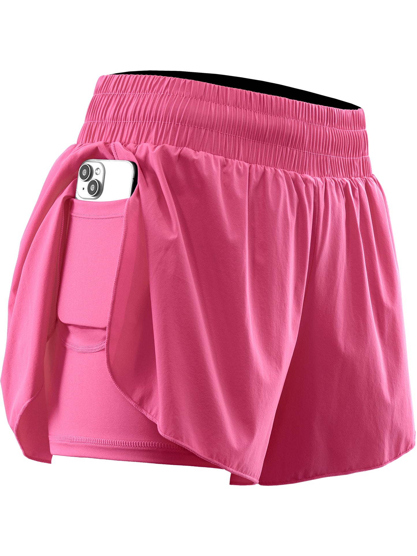 NELEUS Womens 2 in 1 Workout Yoga Shorts for Athletic Gym Running Casual Summer Short with Pocket