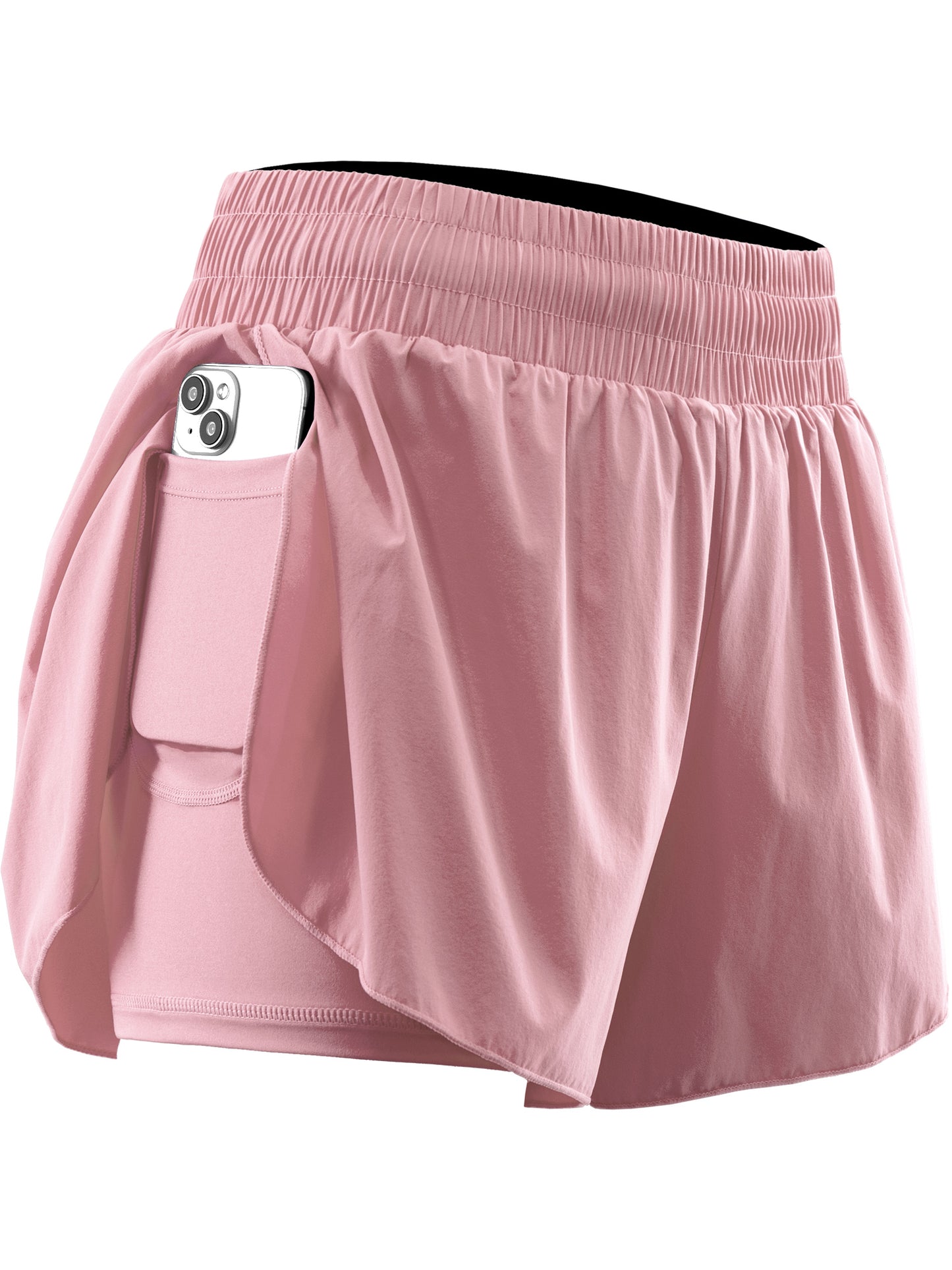 NELEUS Womens 2 in 1 Workout Yoga Shorts for Athletic Gym Running Casual Summer Short with Pocket