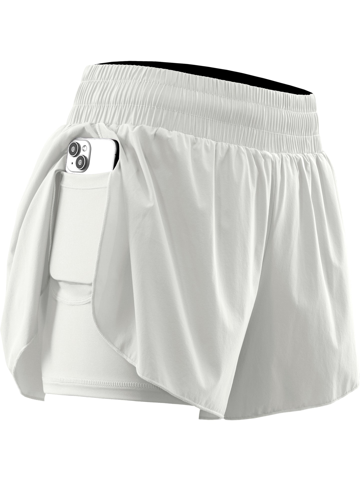 NELEUS Womens 2 in 1 Workout Yoga Shorts for Athletic Gym Running Casual Summer Short with Pocket