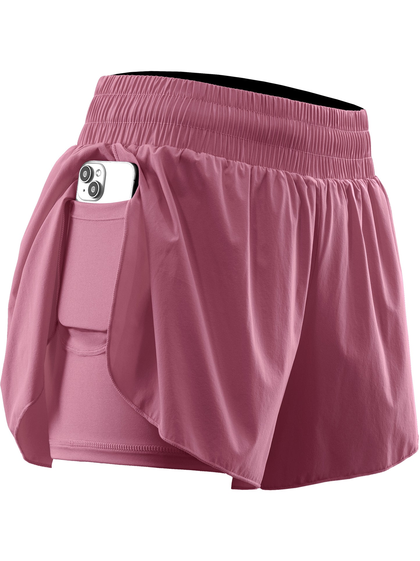 NELEUS Womens 2 in 1 Workout Yoga Shorts for Athletic Gym Running Casual Summer Short with Pocket