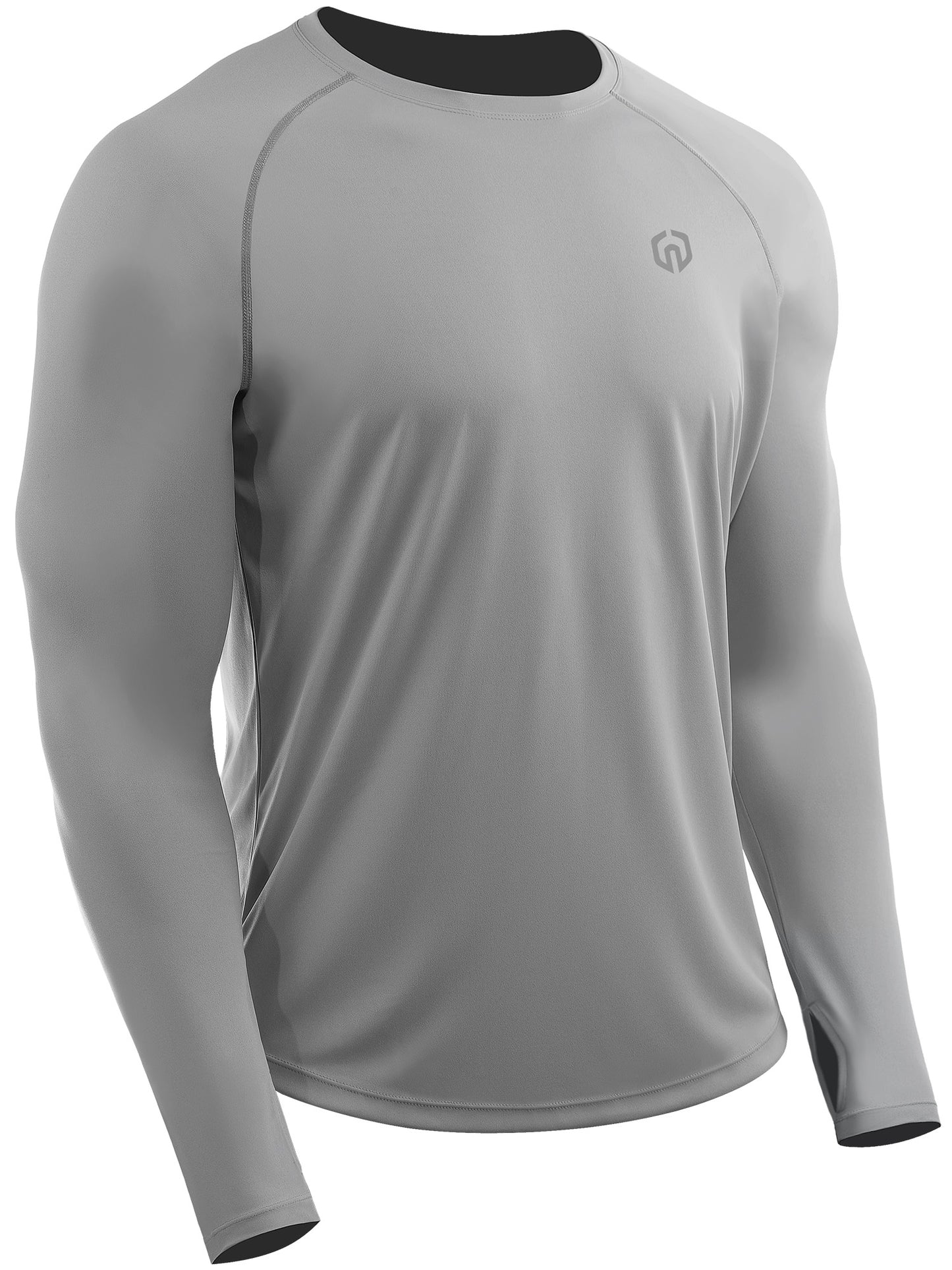 NELEUS Mens UPF 50+ Sun UV Protection Shirts for Fishing Hiking Workout Long Sleeve with Thumb Hole
