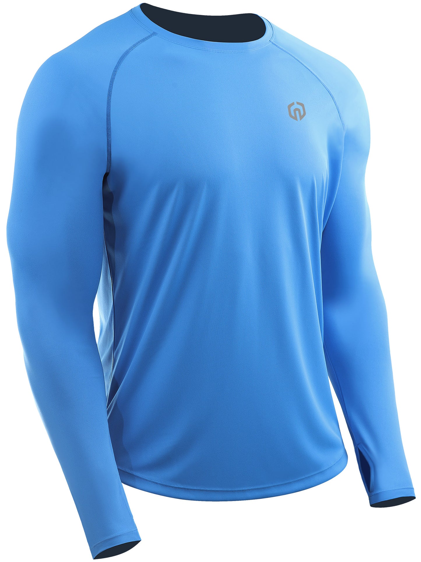NELEUS Mens UPF 50+ Sun UV Protection Shirts for Fishing Hiking Workout Long Sleeve with Thumb Hole