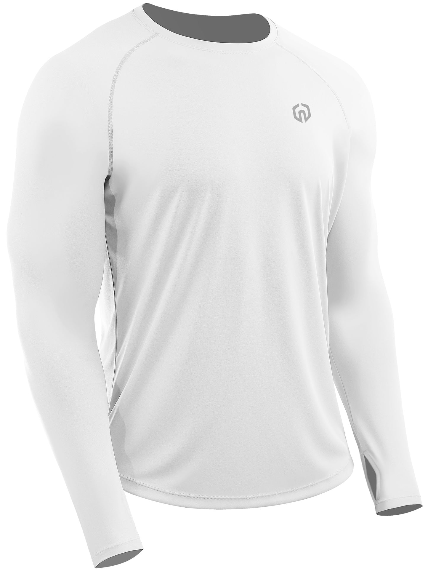 NELEUS Mens UPF 50+ Sun UV Protection Shirts for Fishing Hiking Workout Long Sleeve with Thumb Hole