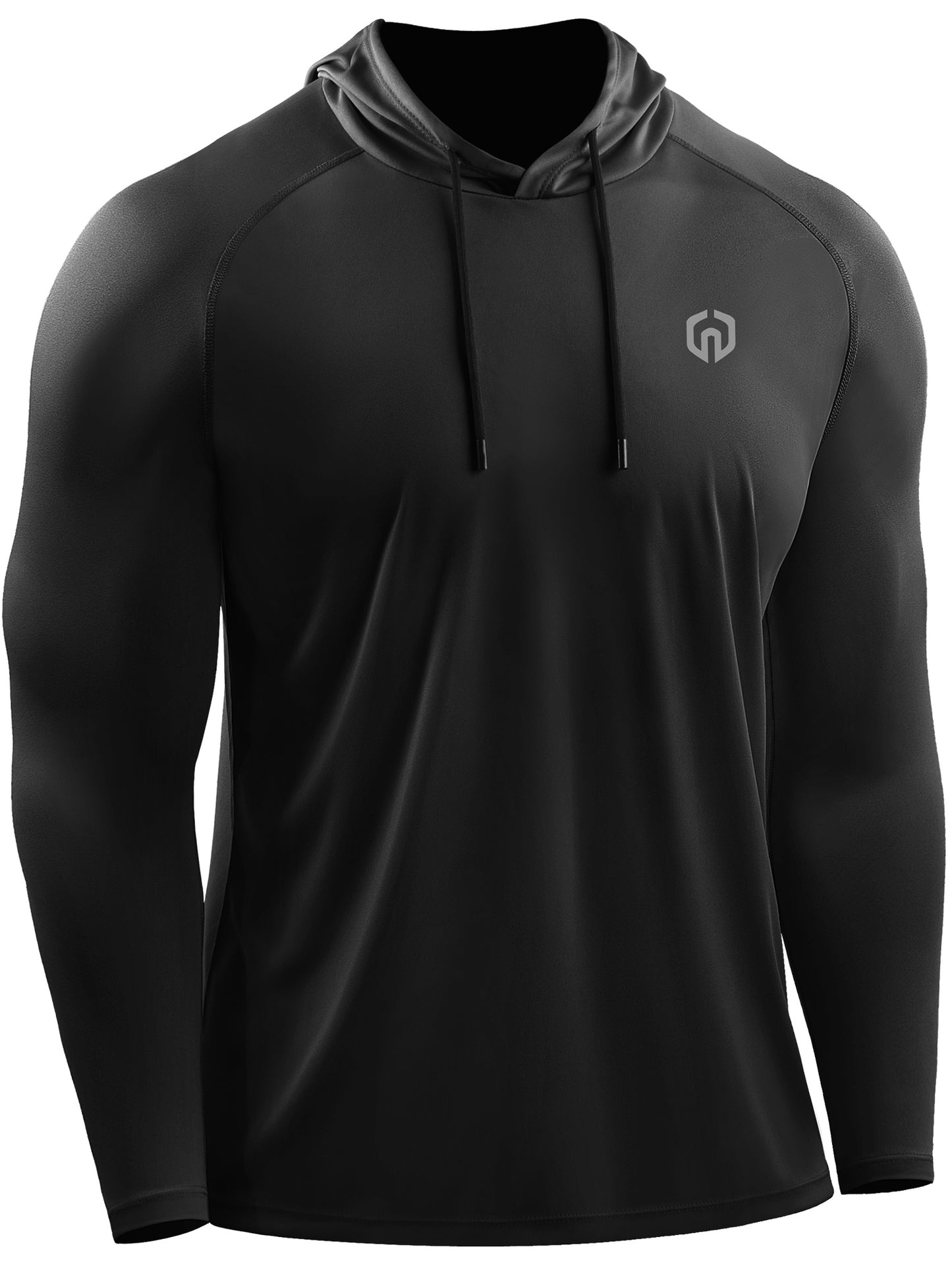 NELEUS Mens Workout Long Sleeve Shirts UPF 50+ Sun Protection Dry Fit Hoodies