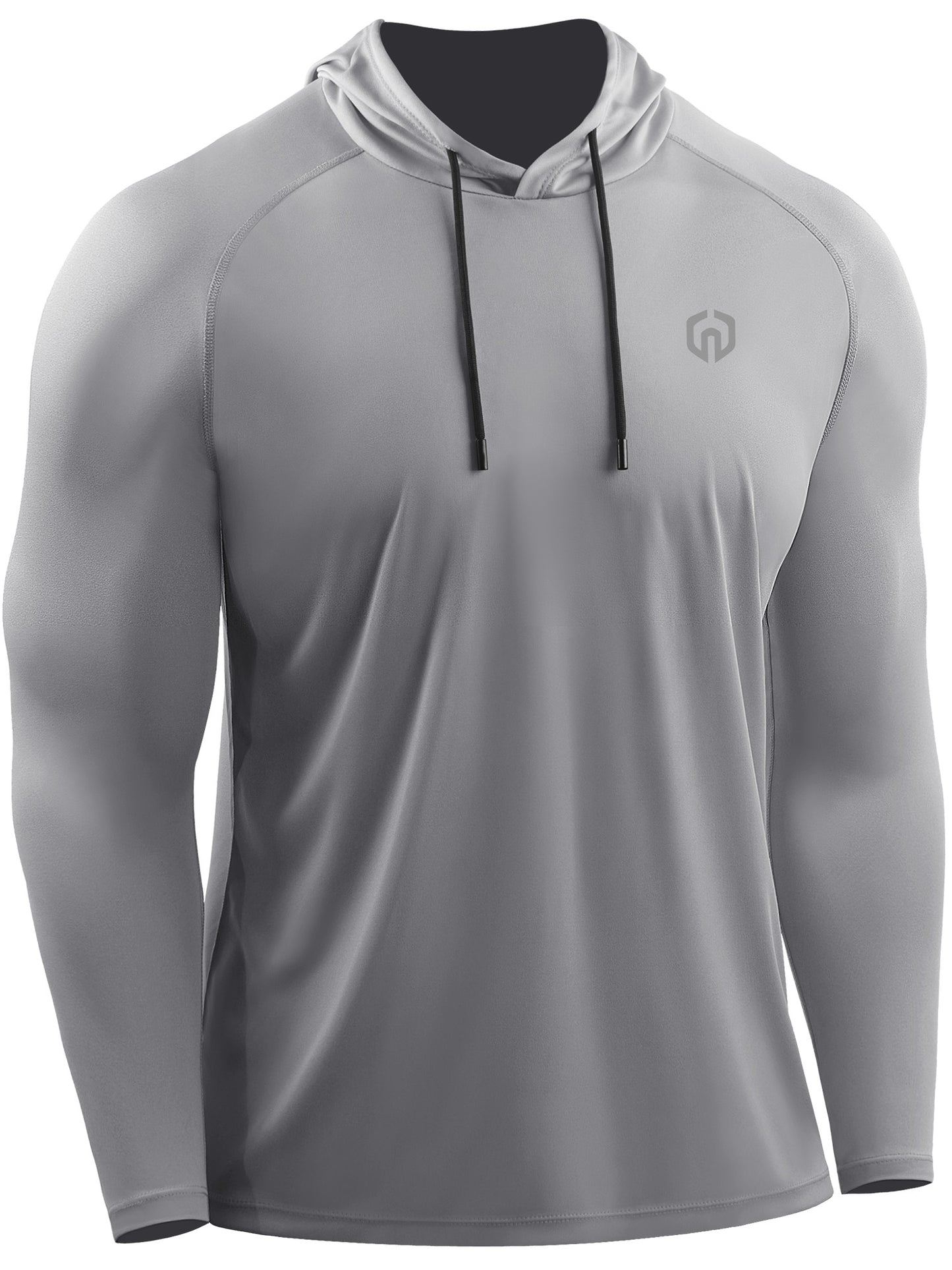 NELEUS Mens Workout Long Sleeve Shirts UPF 50+ Sun Protection Dry Fit Hoodies