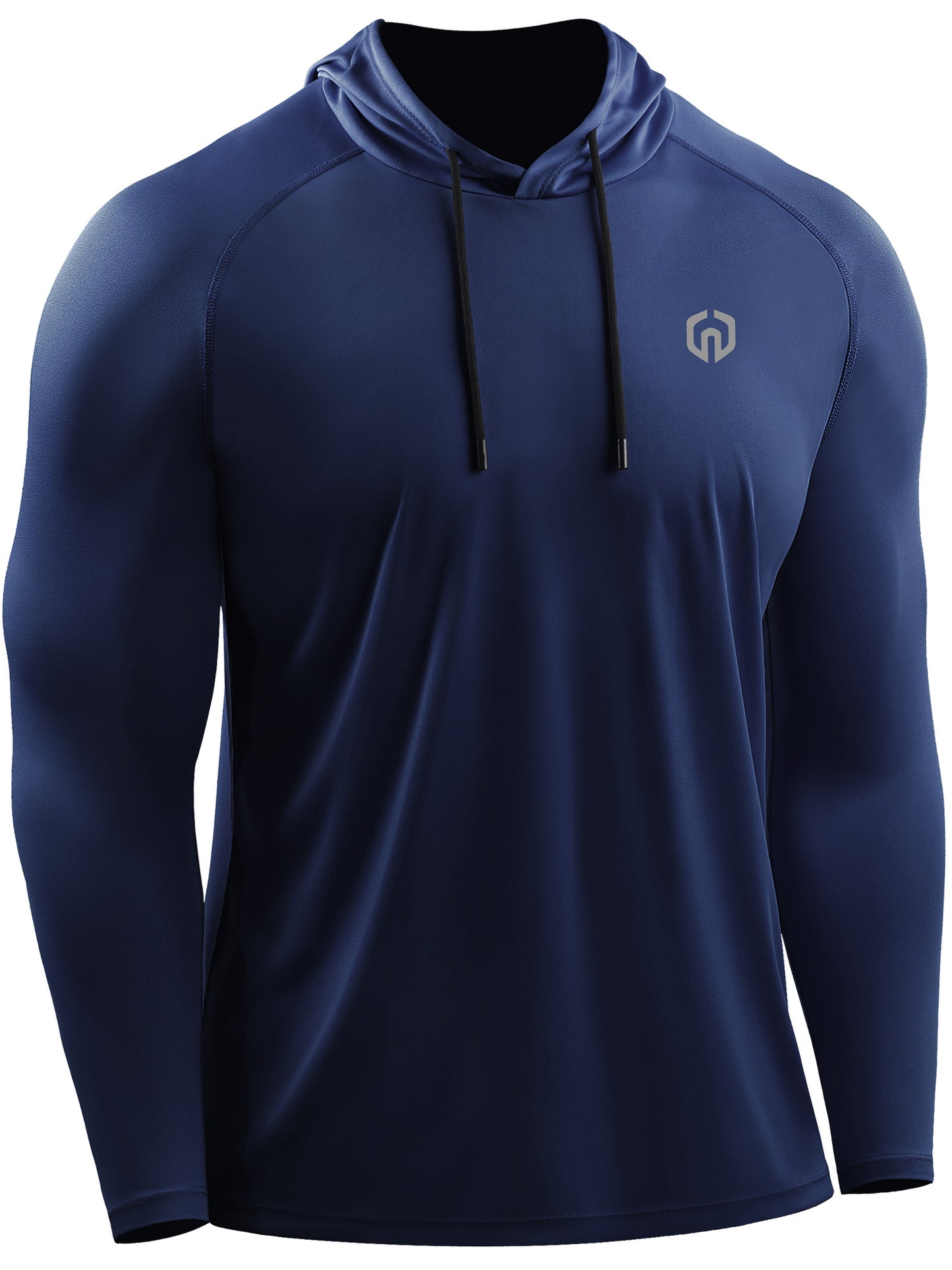 NELEUS Mens Workout Long Sleeve Shirts UPF 50+ Sun Protection Dry Fit Hoodies