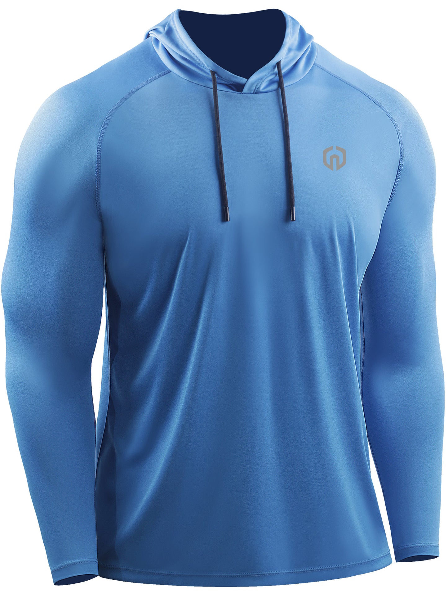 NELEUS Mens Workout Long Sleeve Shirts UPF 50+ Sun Protection Dry Fit Hoodies