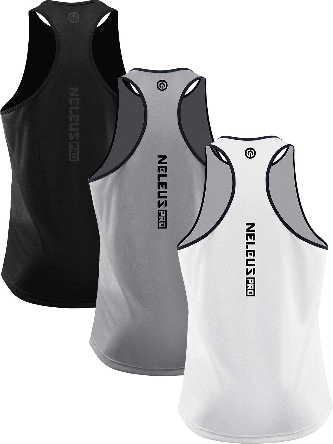 NELEUS Mens Running Tank Top Dry Fit Y-Back Athletic Workout Tank Tops 3 Pack