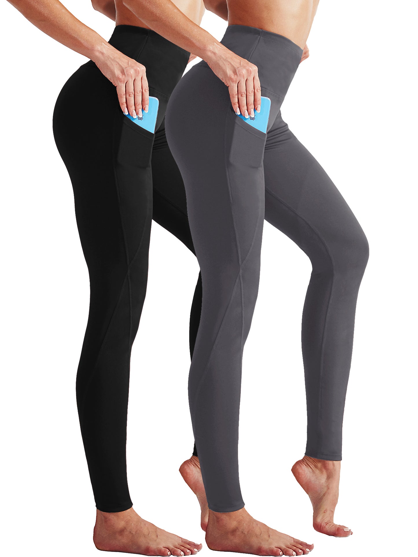 NELEUS Womens High Waist Running Workout Yoga Leggings with Pockets